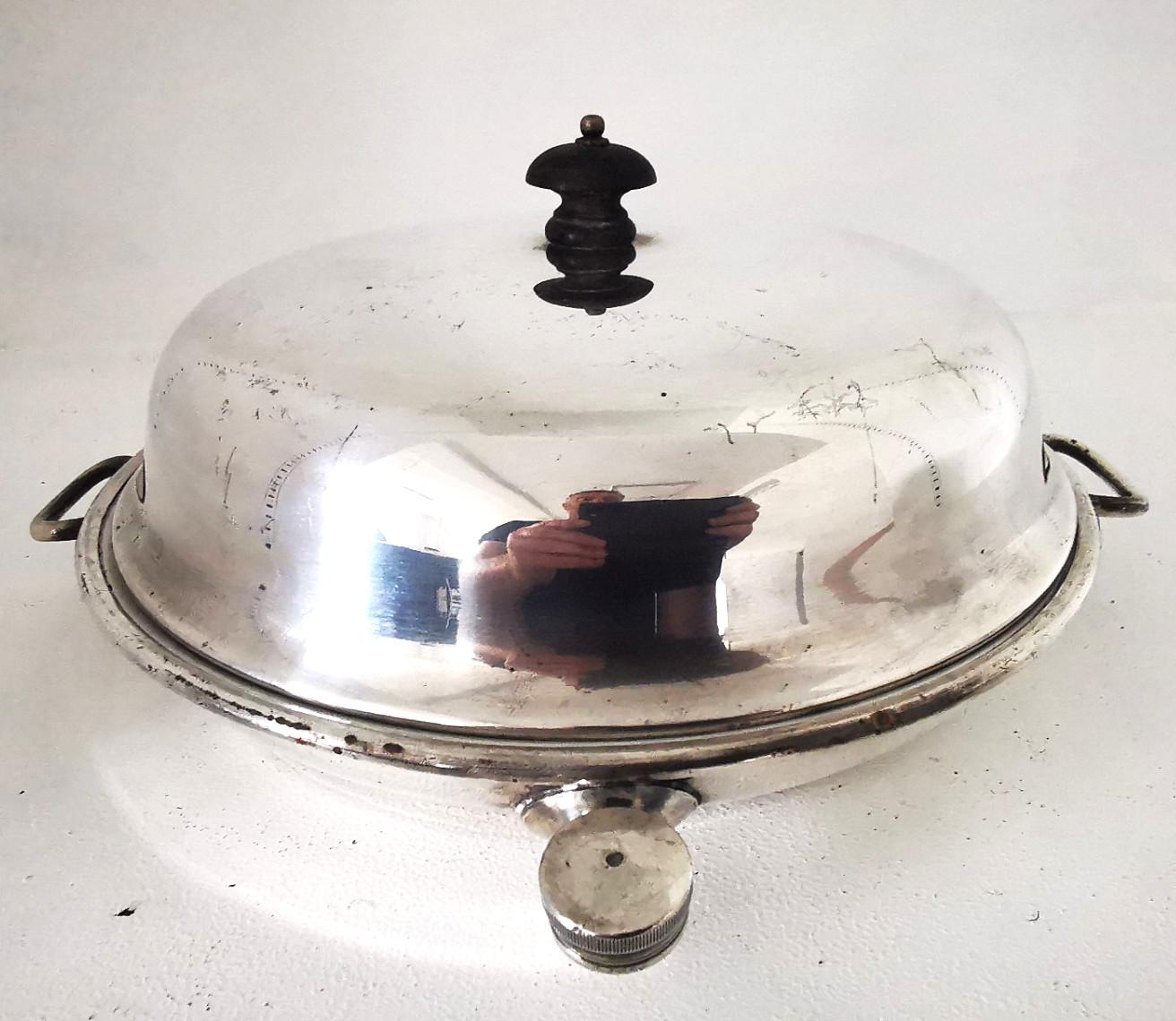 Harrods Fine Antique Silver Plated Hot Plate Warmer