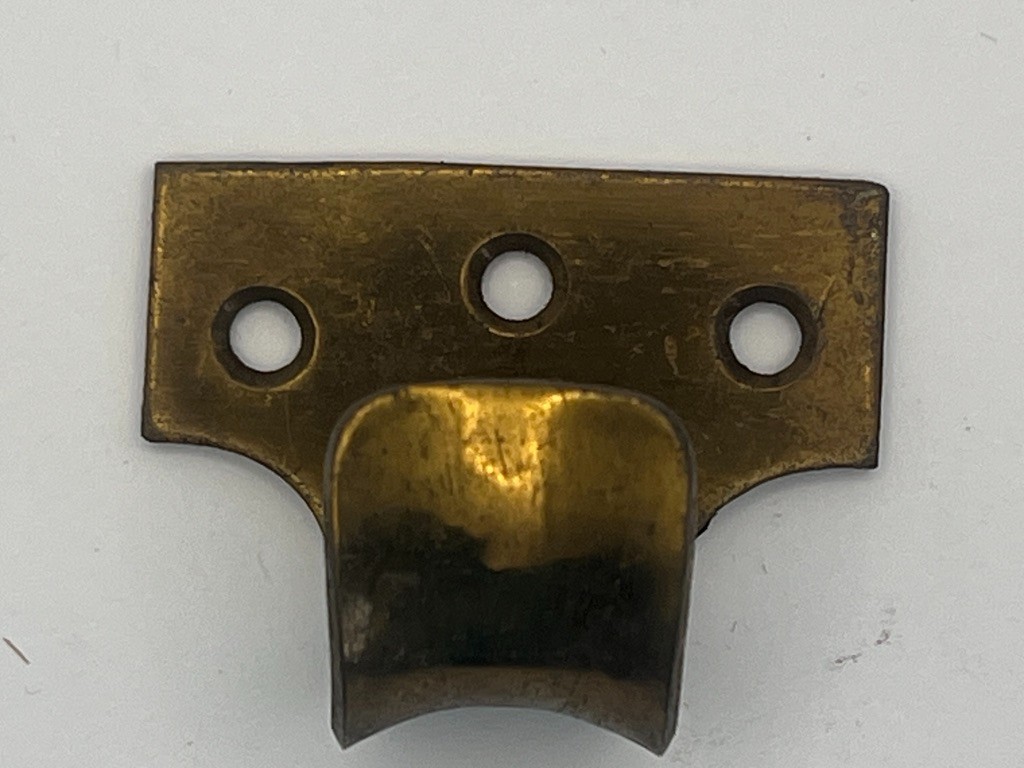 Sash Lift Solid Brass Pack 12 Window Finger Pull Hook 2″ 50mm Vintage Original