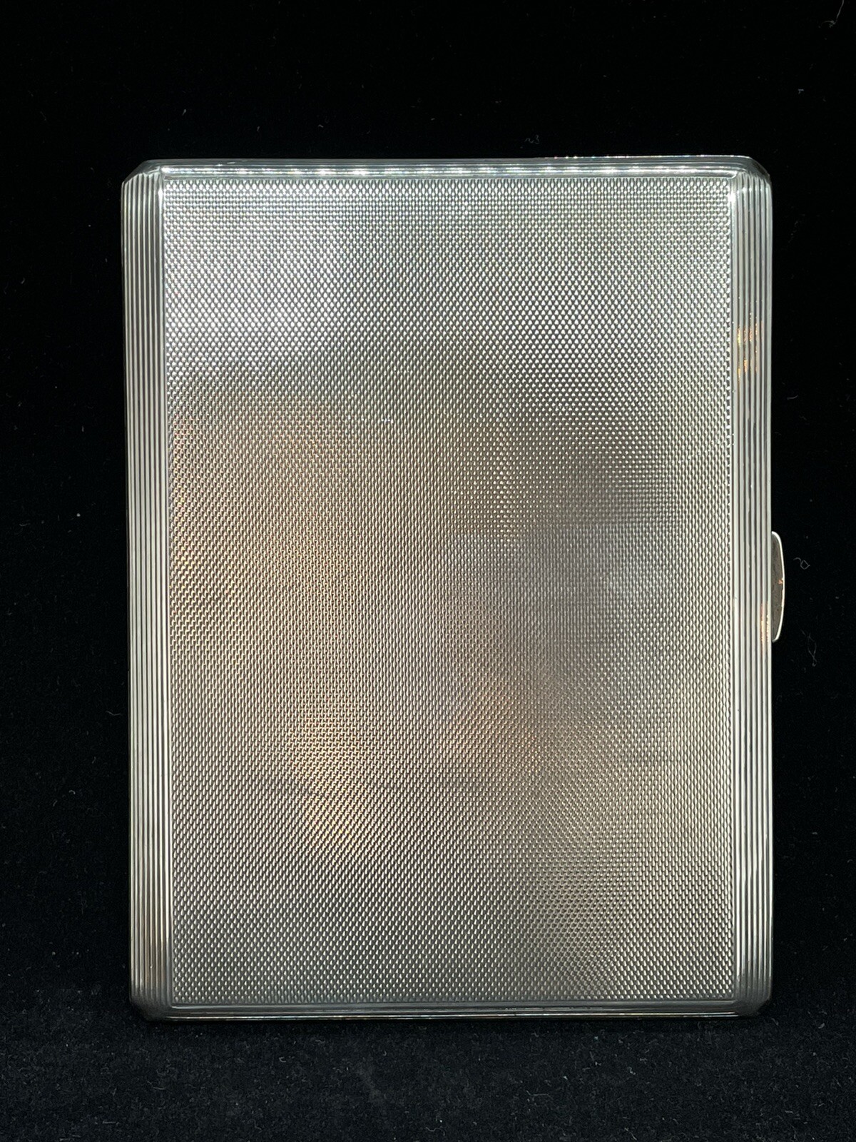 Vintage SJ Rose & Son Birmingham English Sterling Heavy Cigarette Case 7.1 OZT
