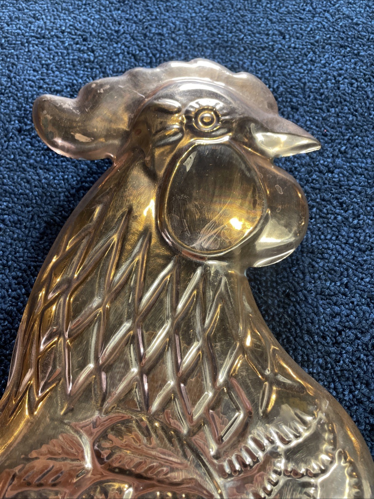 Rooster Weather Vane , copper and brass (?) , 2 sided, 21 inches x 23 inches