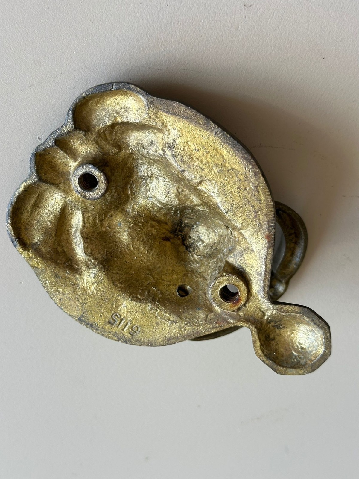 Vintage Solid Brass Lion Head Door Knocker Classic Regency Style