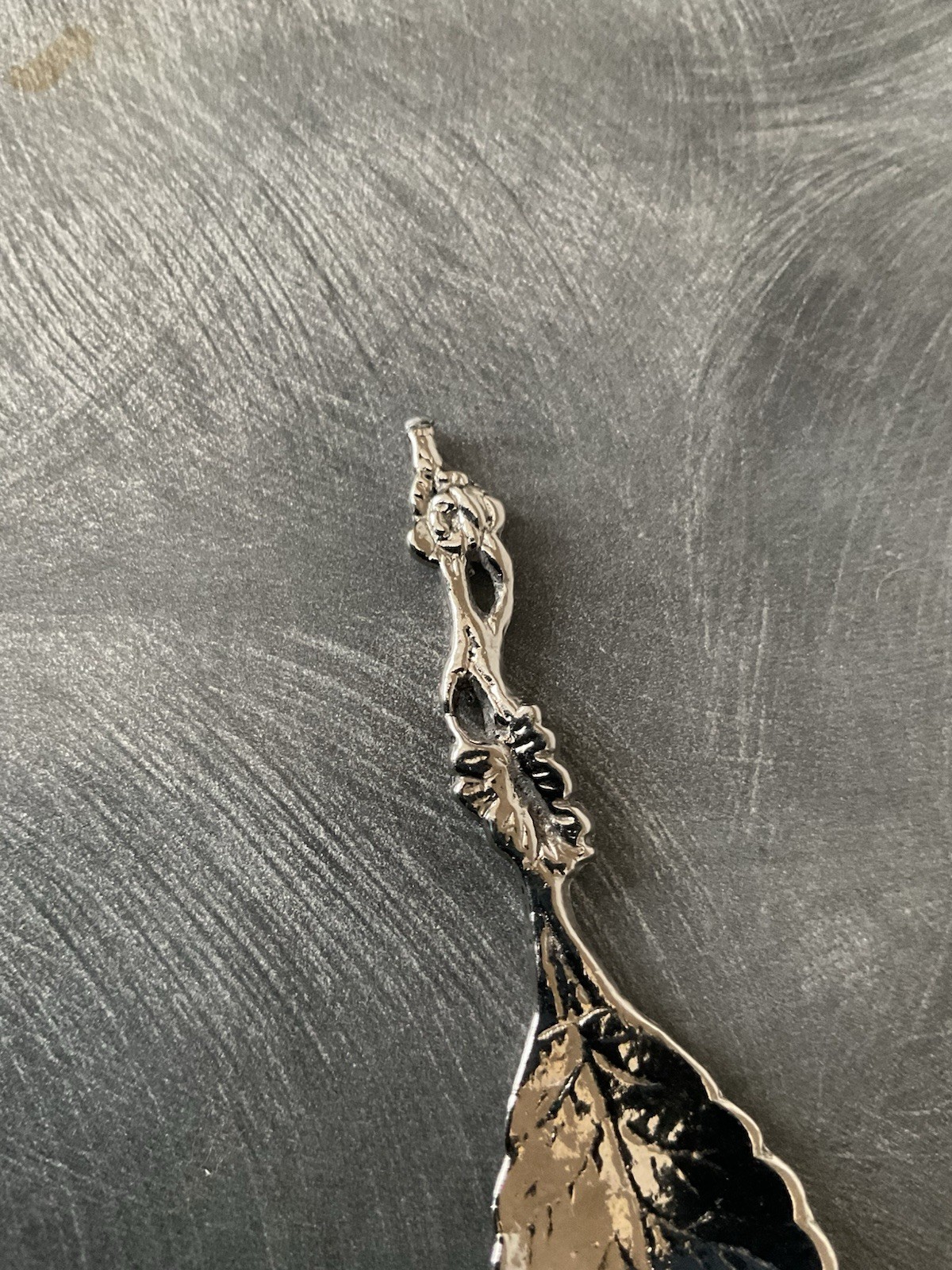 SUPERB SILVER NATURALISTIC SPOON CIRCA 1900