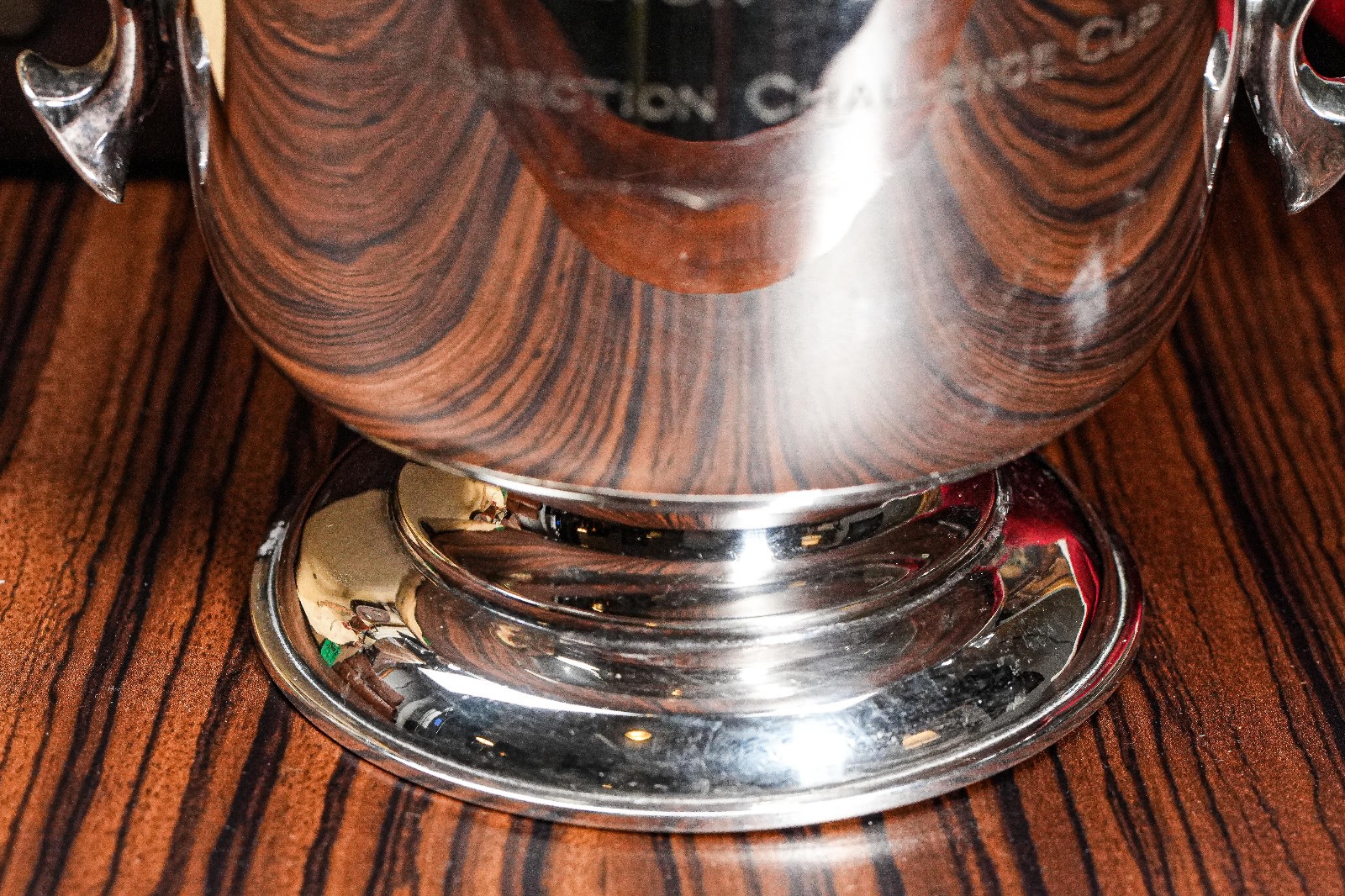 Fascinating Antique English Silverplate Trophy Cup Military Militaria