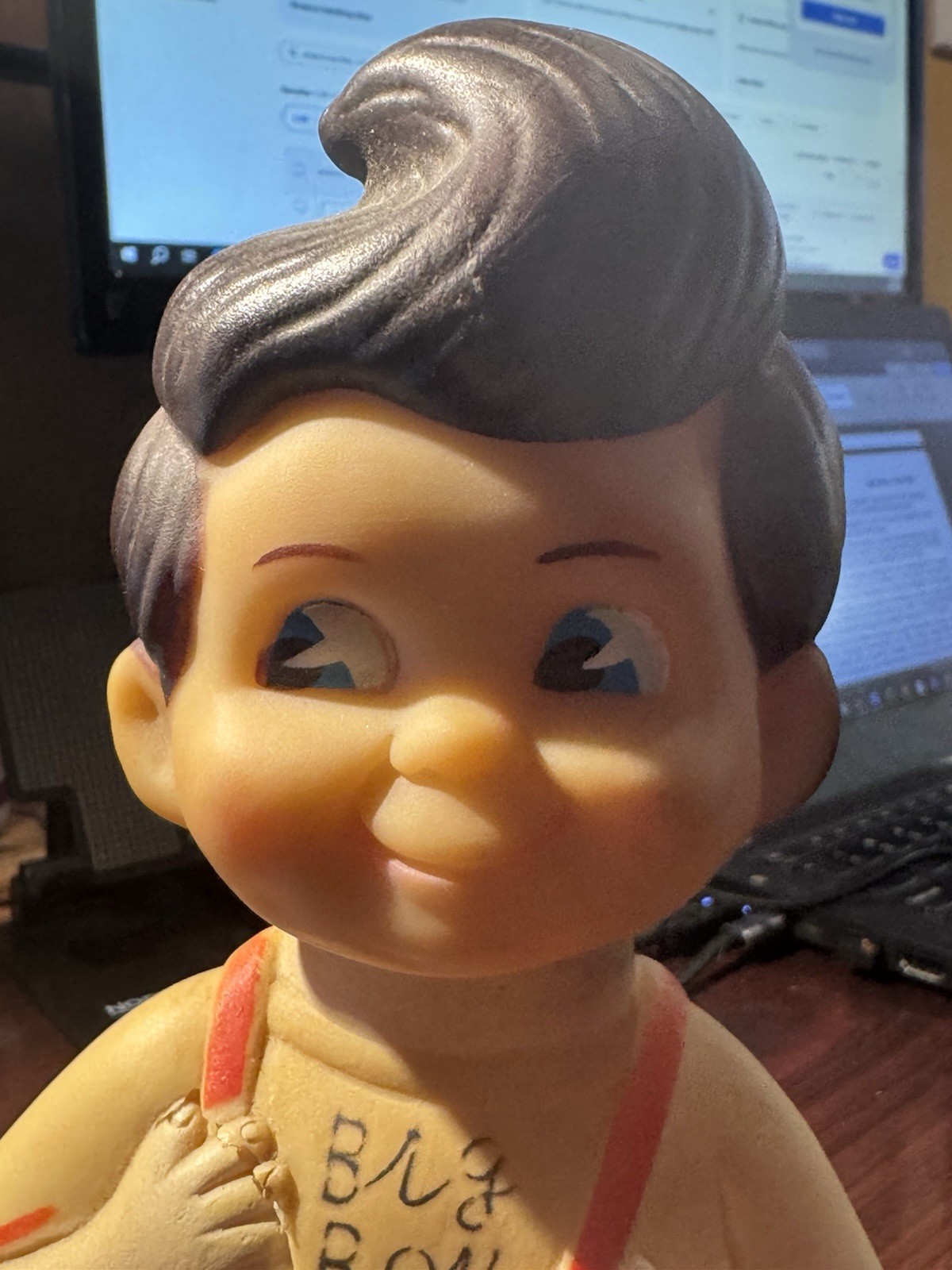 Vintage -1973 BIG BOY Restaurants Rubber Coin Bank -ORIGINAL! – SHIPS4FREE2US!