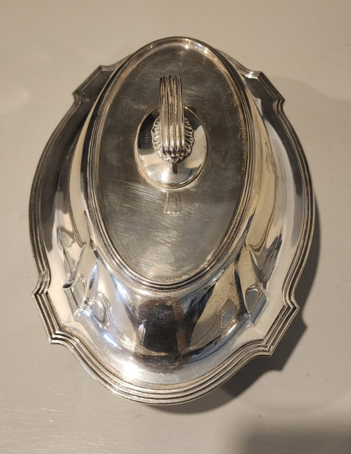 Gorham Sterling Silver Covered Vegetable tureen Plymouth design A2782