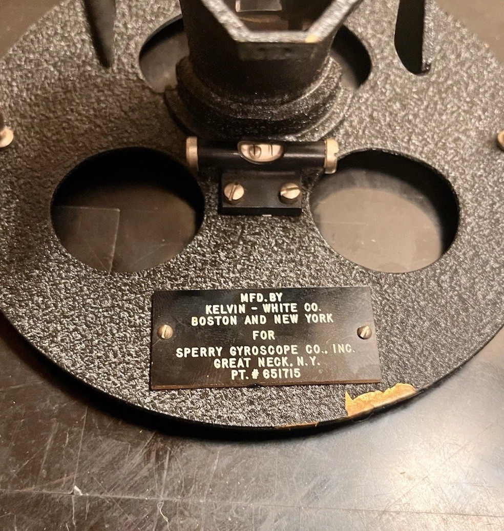 Sperry Gyroscope Co. Navigational Instrument MFD. By Kelvin & James White Co.