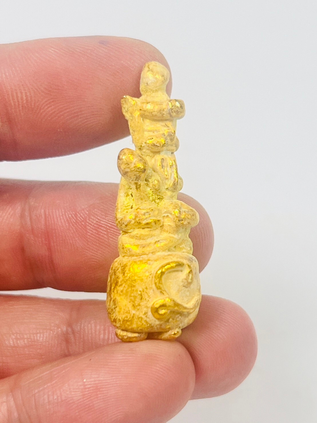 Laos Hermit Gold Leklai Buffalo Mountain Cave Love sex wealth attraction Amulet