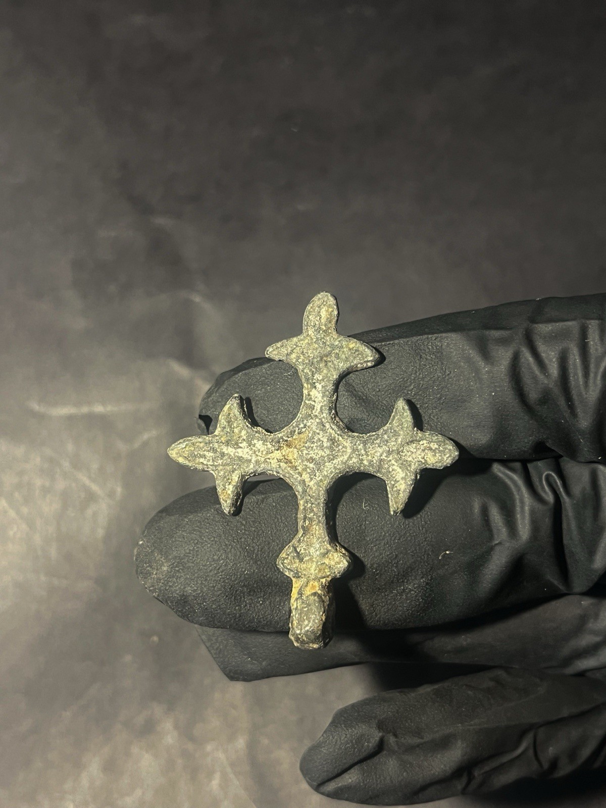 Medieval Crusaders Bronze Cross Pendant Viking Era Norse Relic Jewelry 12th Cent