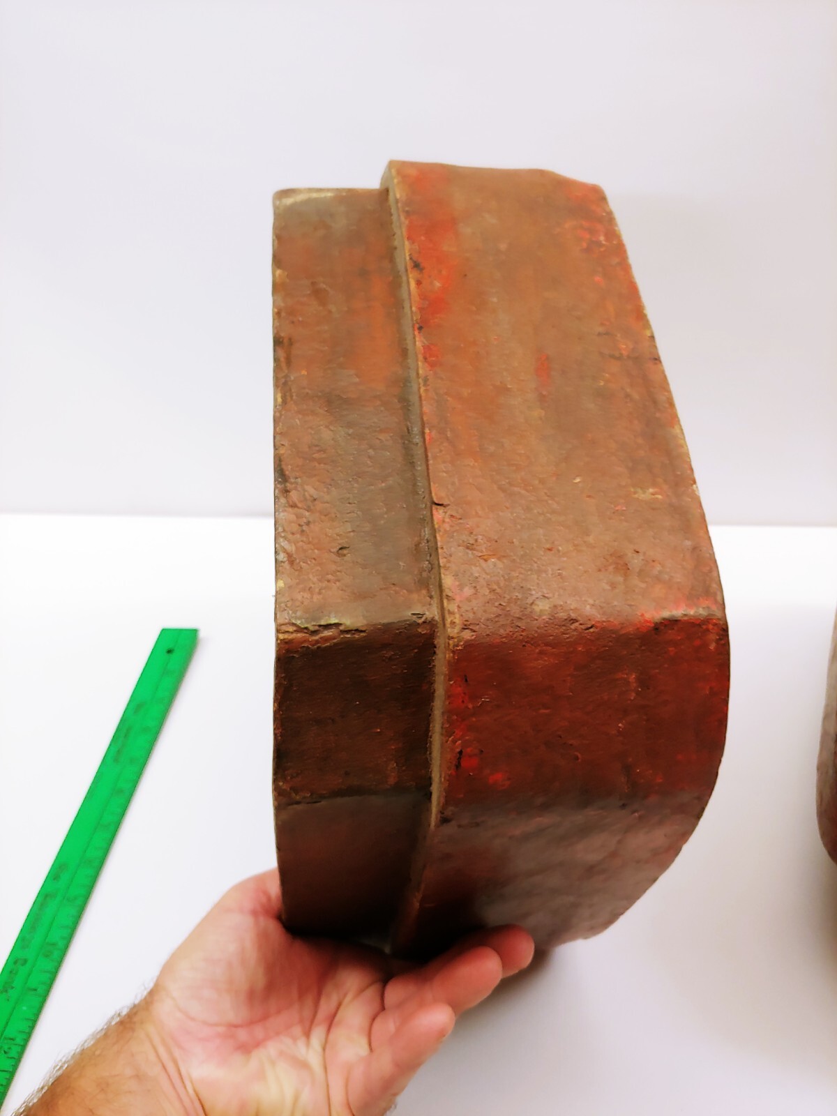 Antique Oriental Top Hat Keepsake Box – Paper Mache / Clay / Plaster Composition
