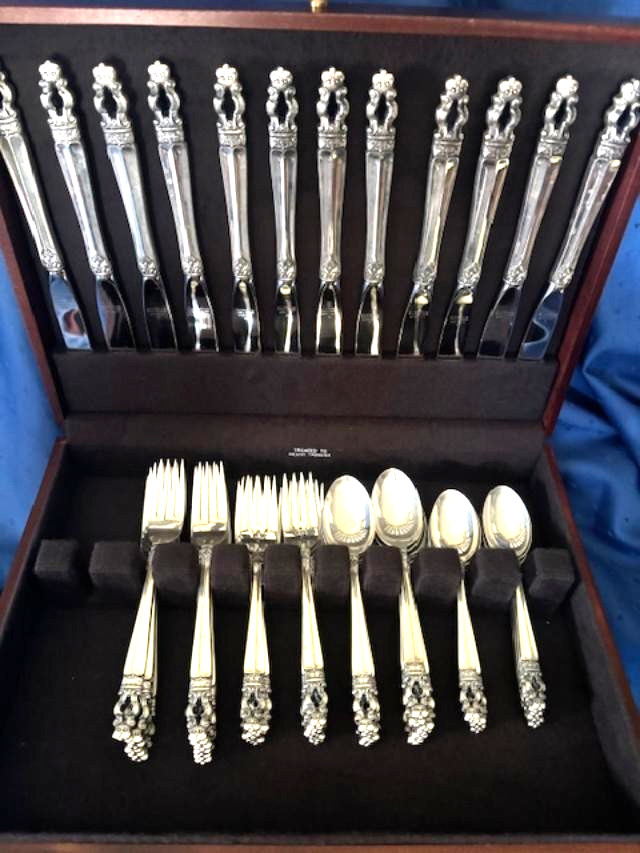 GORHAM HISPANA-SOVEREIGN C1968 STERLING SERVICE FOR 12 60 PCS