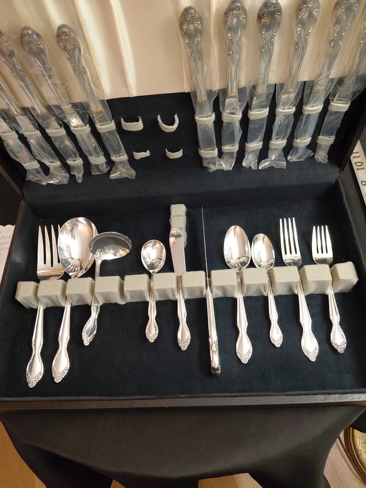 Wm Rogers Reinforced Plate Silver AA IS Lady Densmore Pat. 66 Pieces Flatware