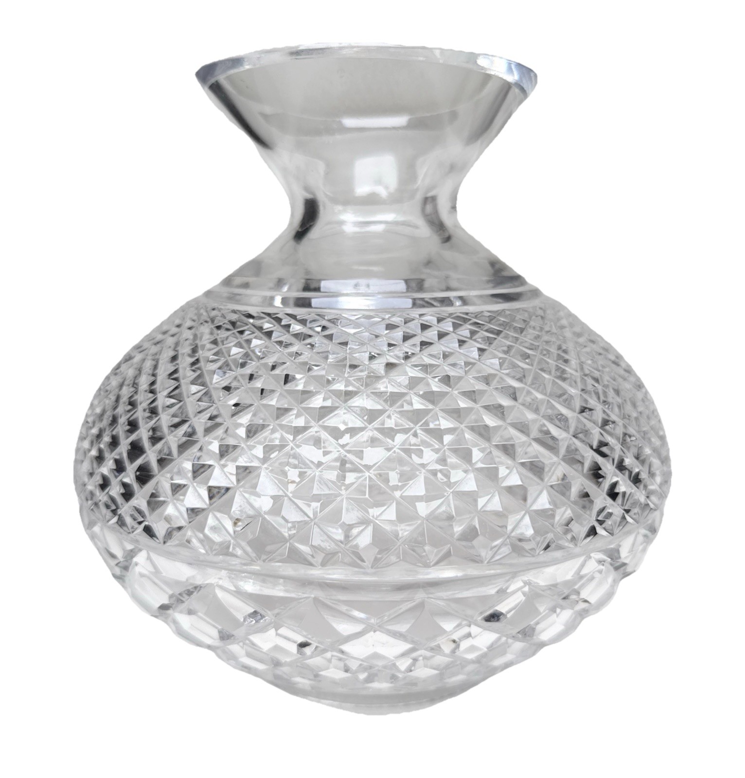 Waterford Crystal Inishmaan Hurricane Lamp Shade Replacement Gorgeous