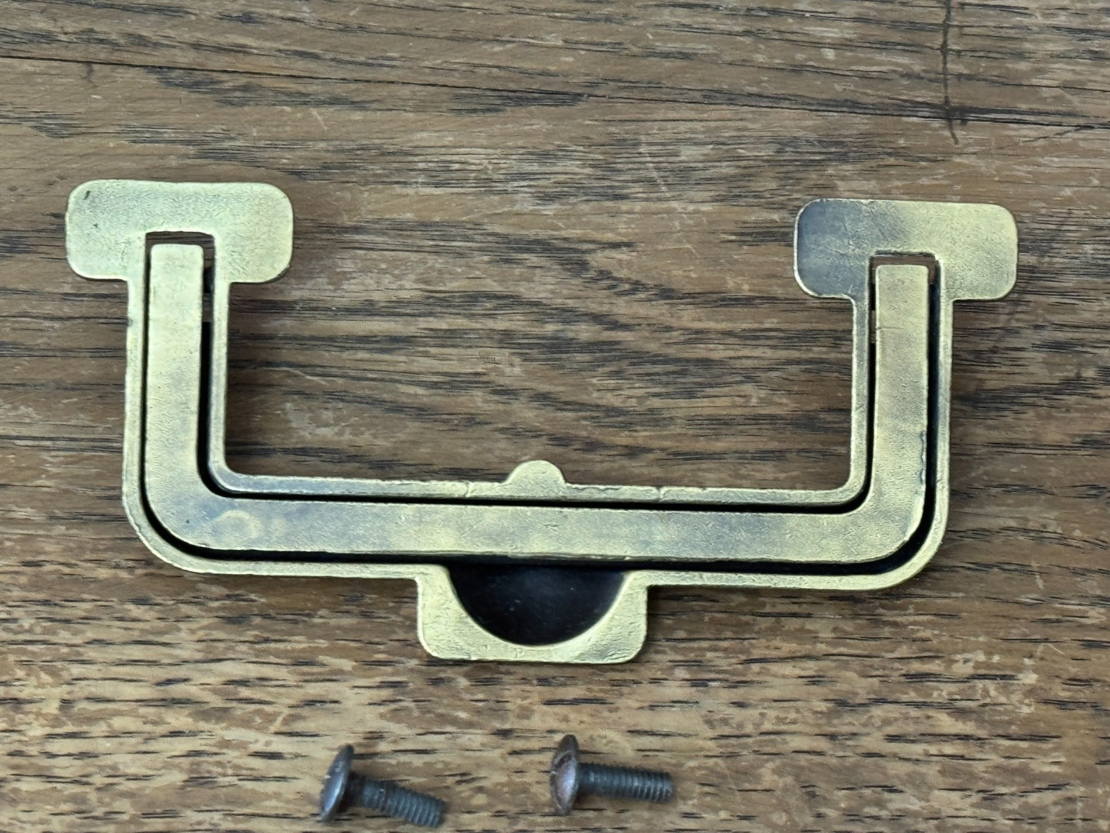 Original Henredon Artefacts Brass Campaign Brass Pull Handle N6205