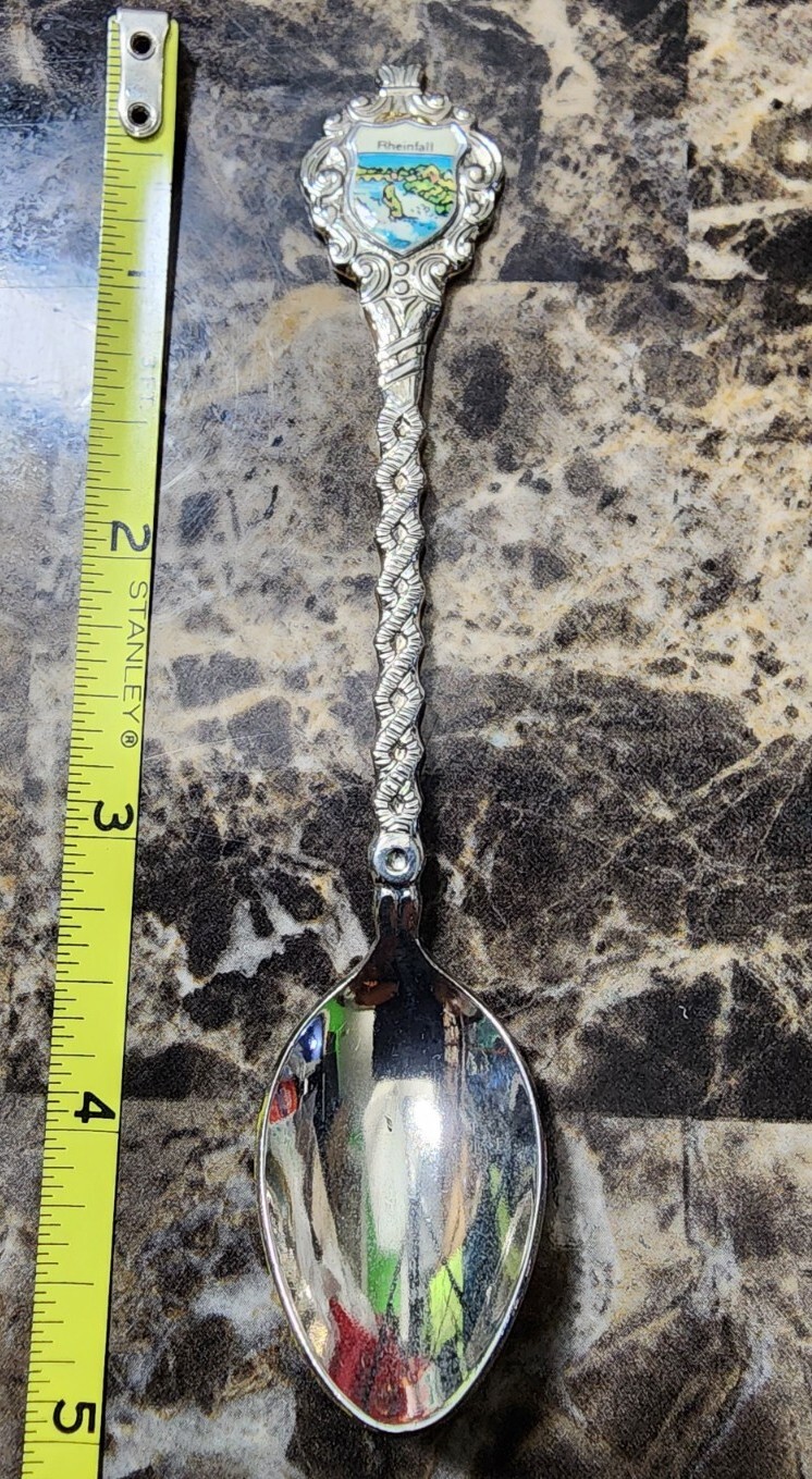 RHEINFALL /RHINE FALLS SWITZERLAND 🇨🇭 DEMITASSE COFFEE & TEA SOUVENIR SPOON🍵