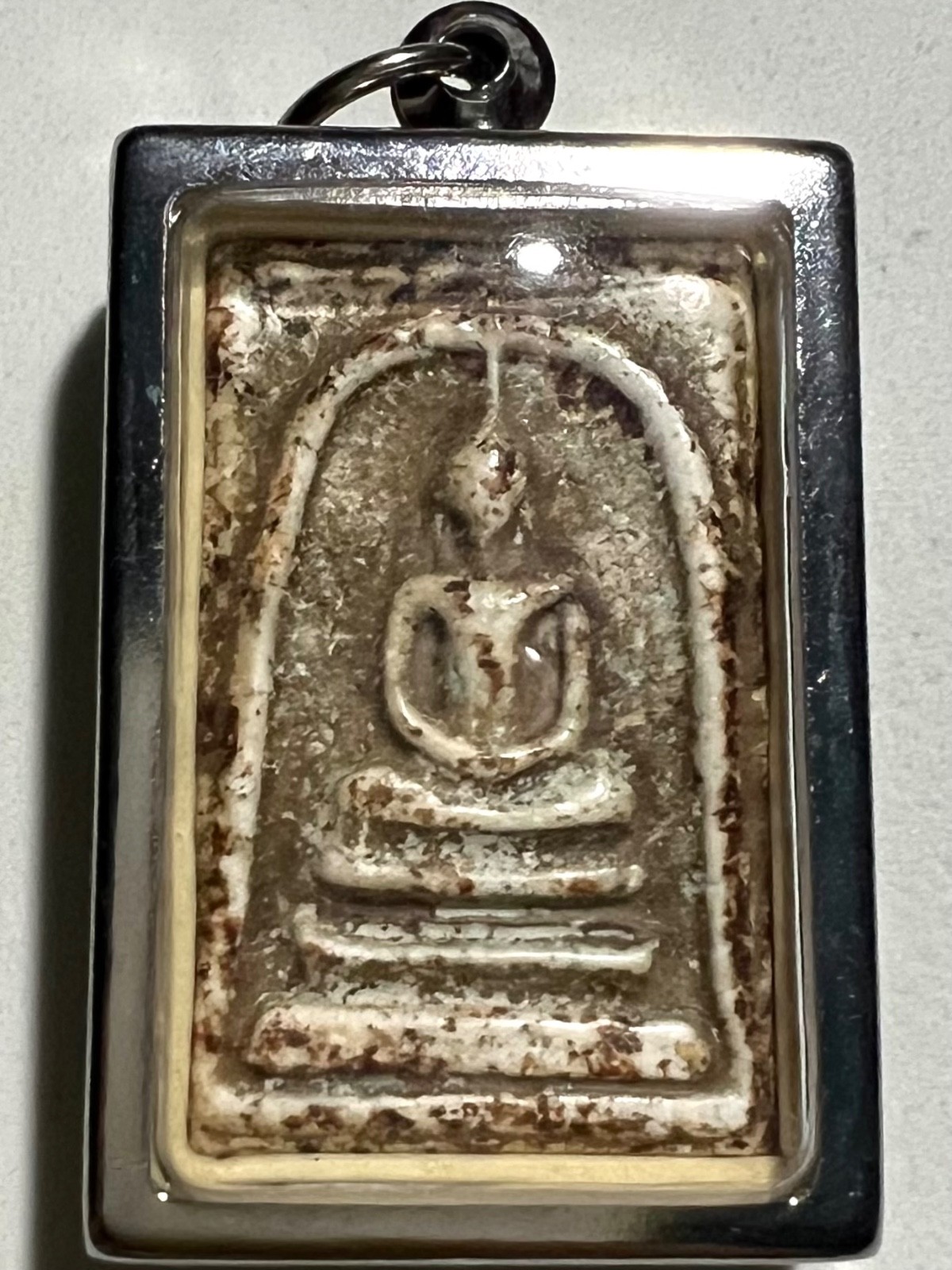 PHRA SOMDEJ LP RARE OLD THAI BUDDHA AMULET PENDANT MAGIC ANCIENT IDOL#548 D