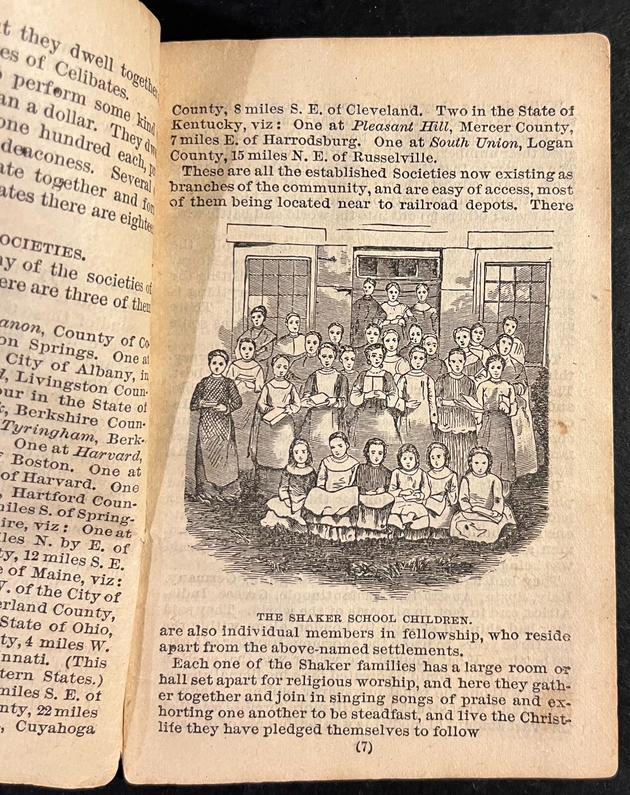 1891 SHAKER FAMILY PILLS TRADECARD & LIFE AMONG SHAKERS CHAPBOOKS QUACK MEDICINE