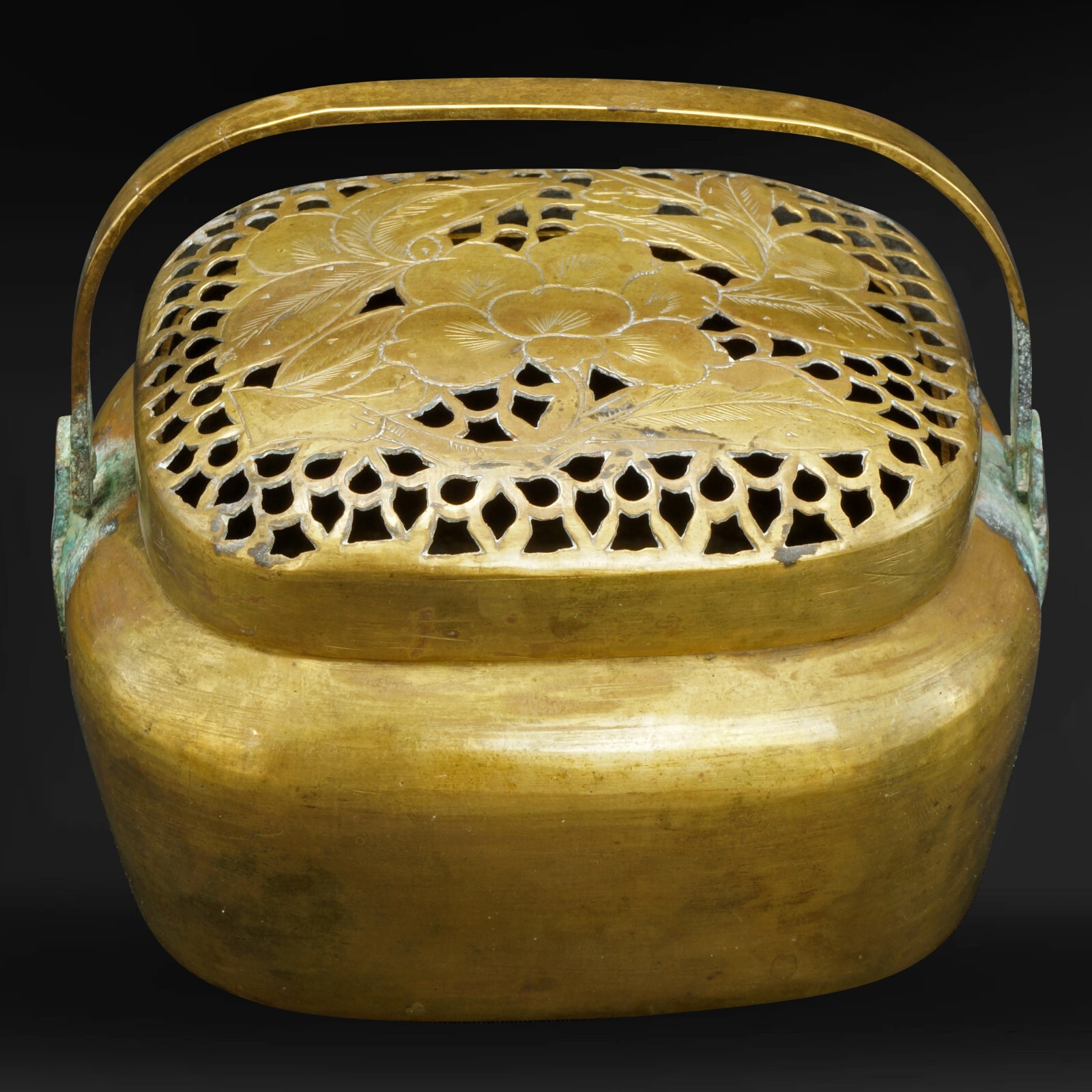 Chinese Bronze Hand Warmer Republic Era