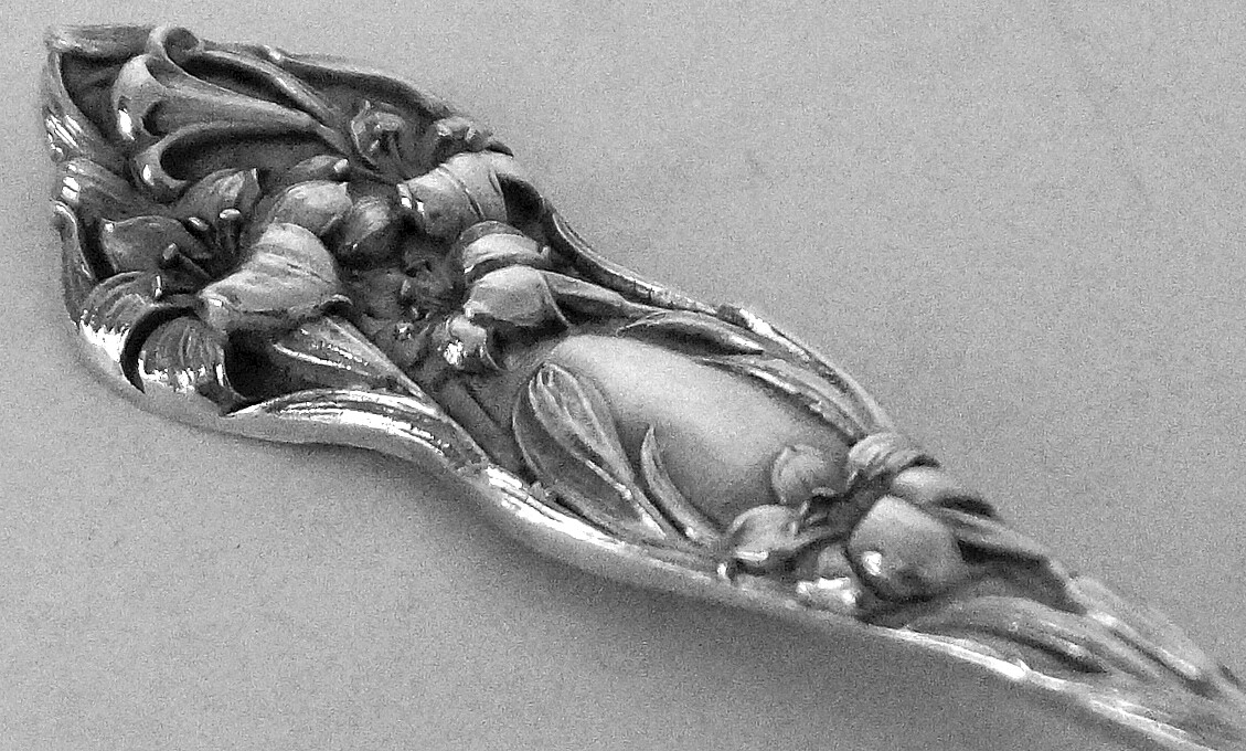 EASTER GIFT 5 ¾” Sterling Silver Pastry Fork by Watson Lily pattern 1902 34g