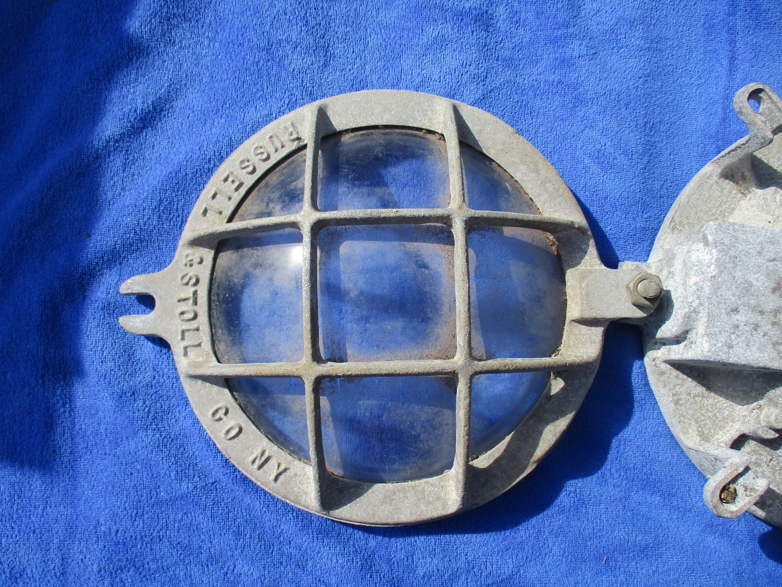 Russell Stoll Aluminum Explosion-Proof Cargo Bulkhead Light (NOS)