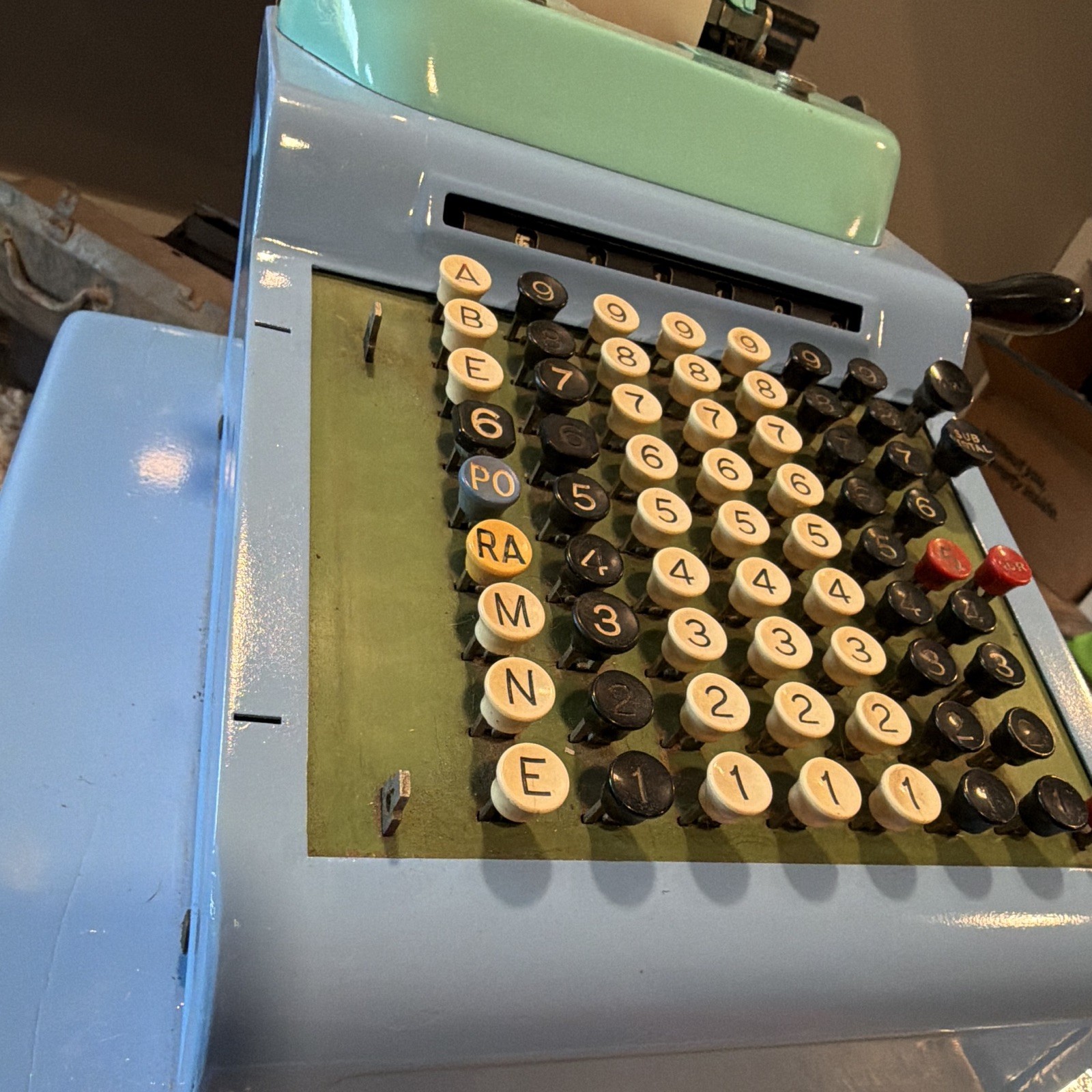 Refurbished RC Allen Model 200 adding machine/cash register w/ provenance +pic