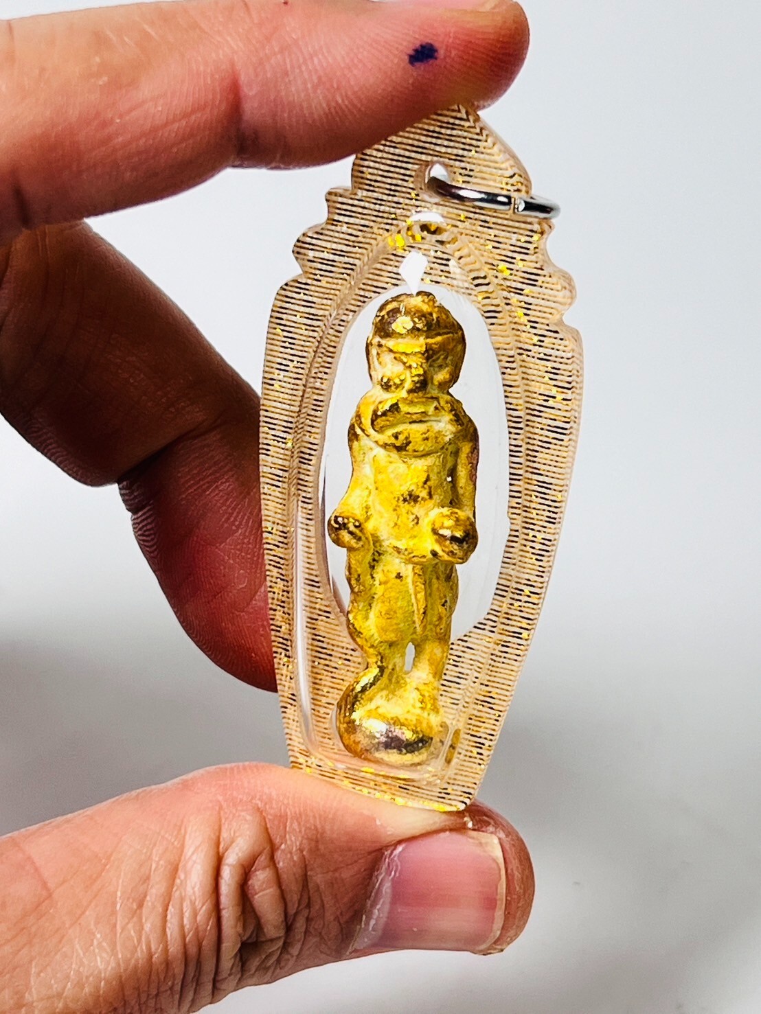 Laos Hermit Gold Leklai Buffalo Mountain Cave Love sex wealth attraction Amulet