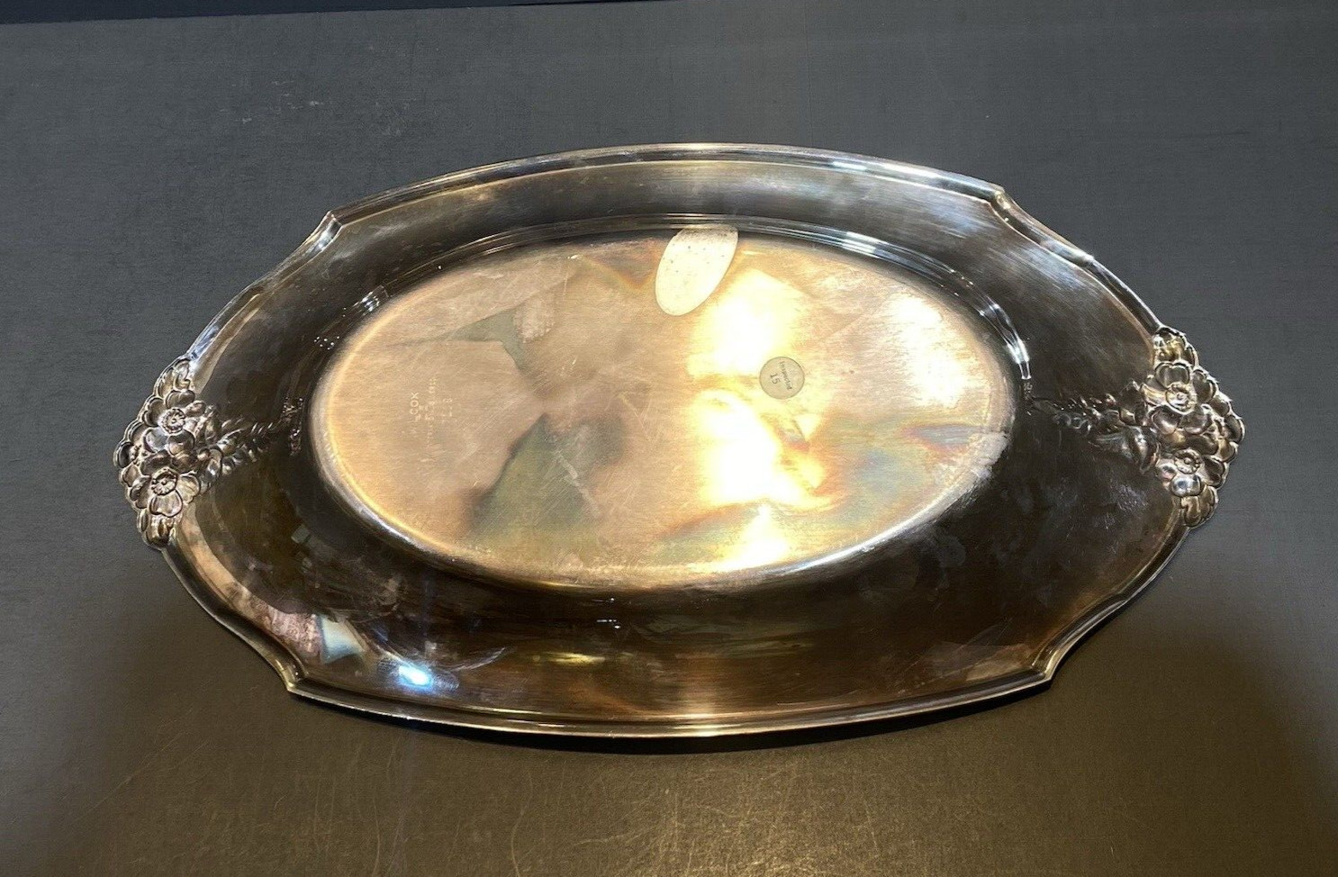 VTG Wilcox International Silver Bread Serving Tray Platter 7119 Silverplate Oval
