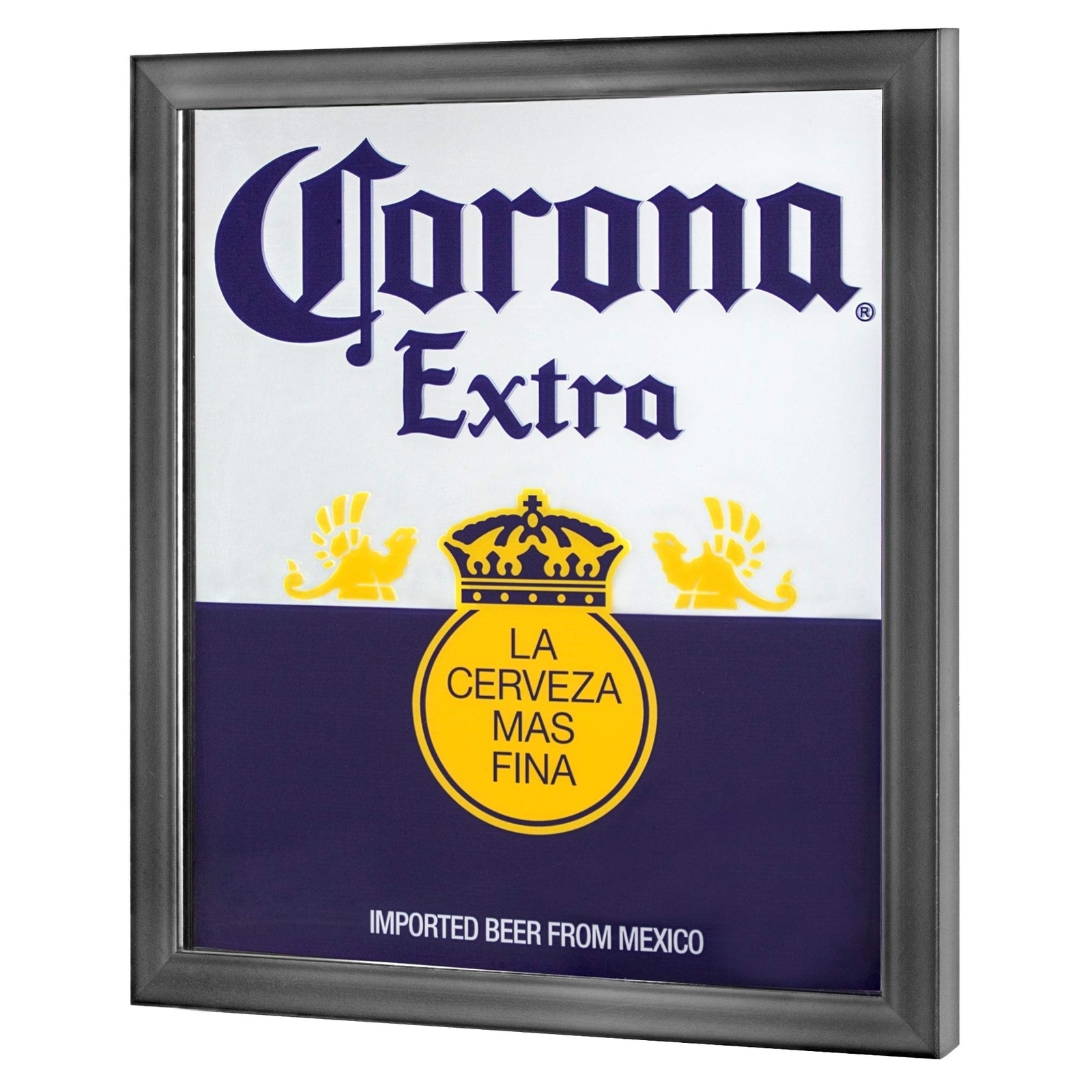 Extra Screen Printed Mirror Blue Novelty Plastic
