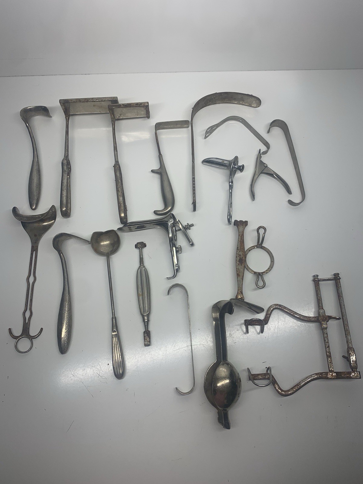 Vintage Veterinary Metal Tools Vet Animals Old Estate Tools lot See Photos