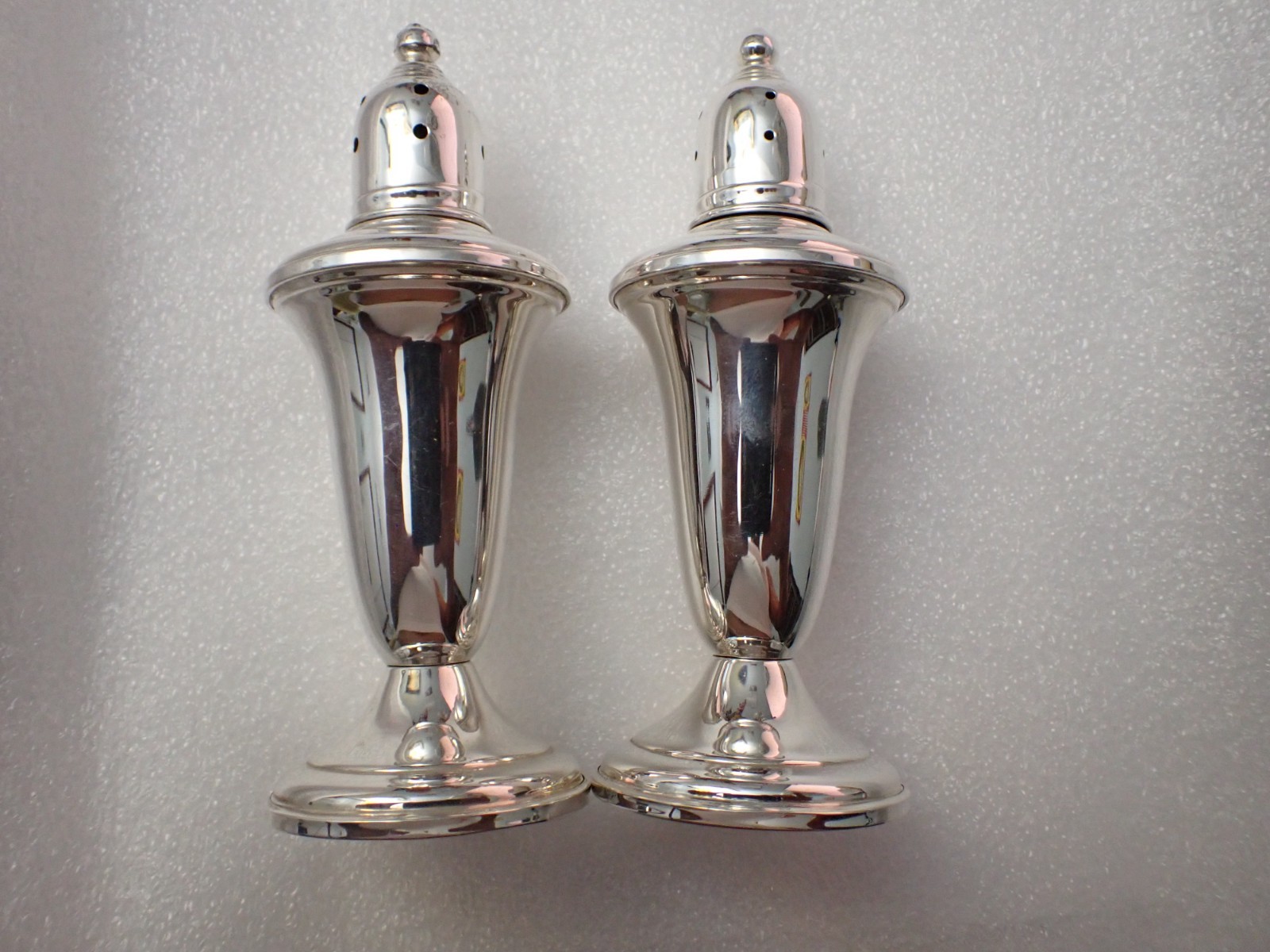 Antique Sterling Silver J.E. Caldwell Salt & Pepper Shakers