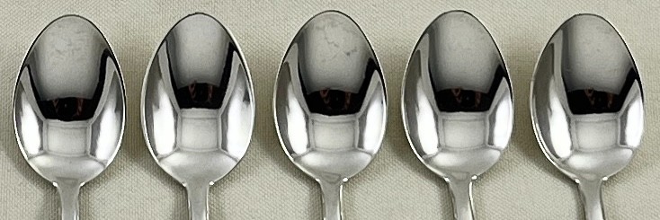 Robbe & Berking Ostfriesen R&B 90 Silverplate Demitasse Spoons 5 Germany 4.25″