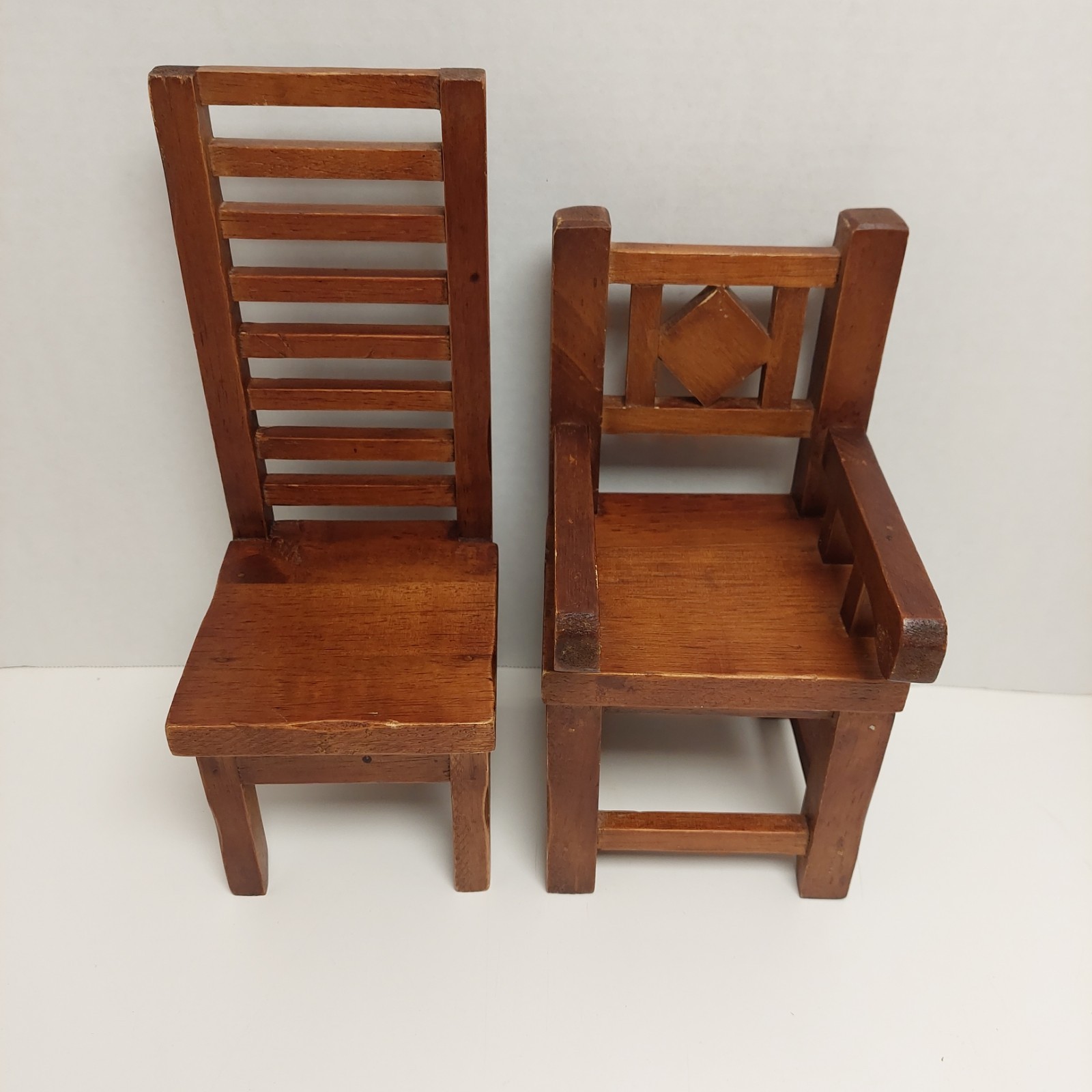 Salesman Samples Dining Chairs 2 Different Designs Hang For Display Vintage Rare
