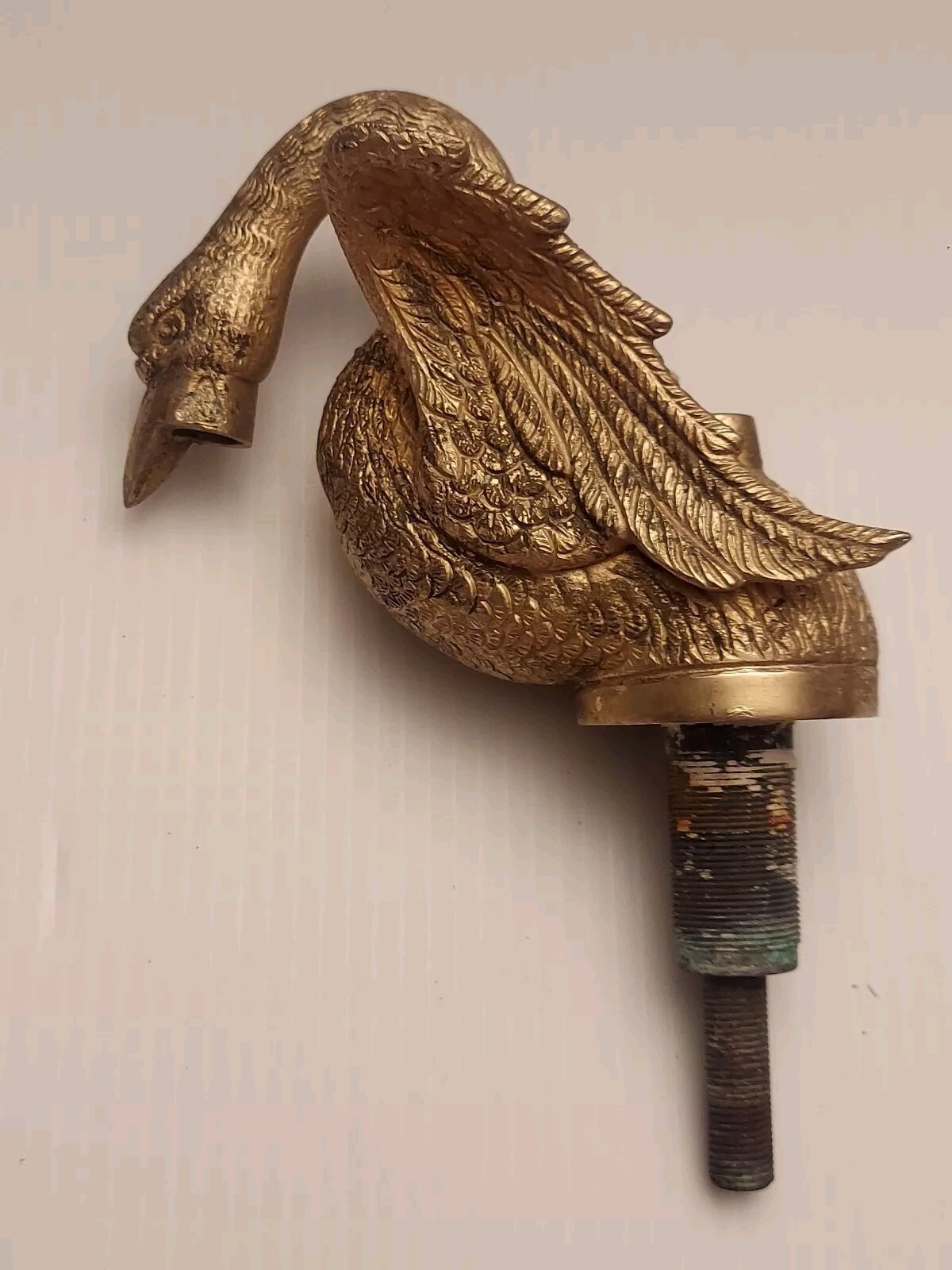 Gold Swan Sherle Wagner Faucet Antique Vintage Sink Spigot Hardware Bird