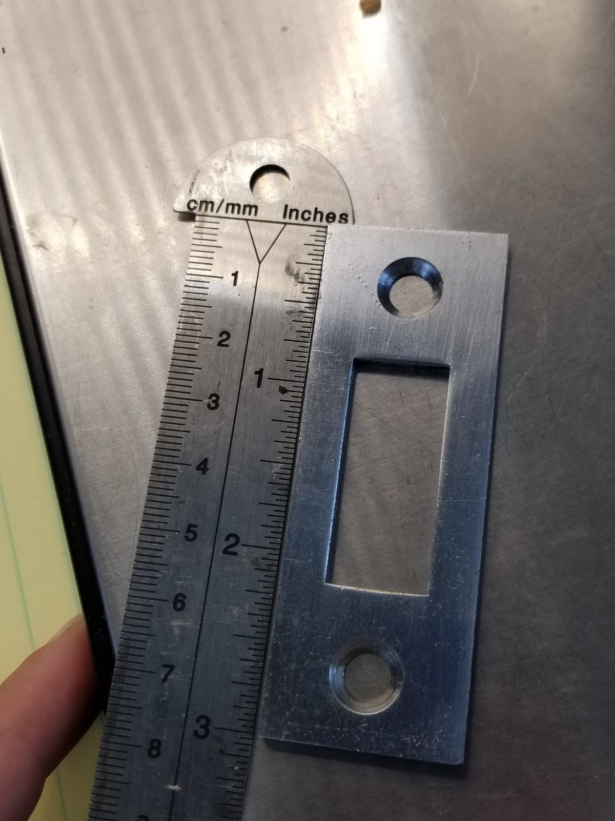 Corbin Narrow Backset Mortise Lock New Old Stock brushed stainless commercial