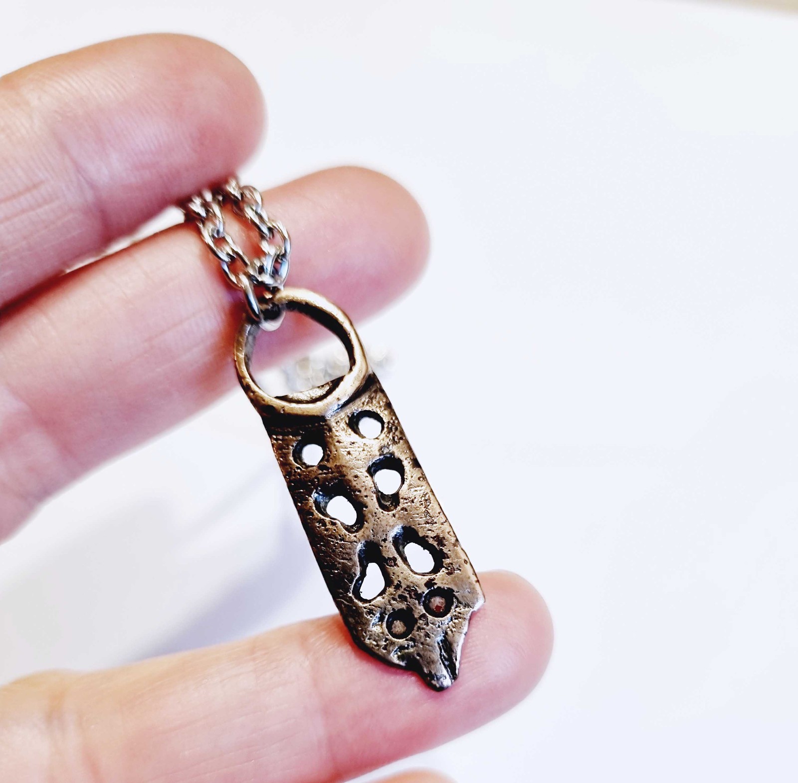 Ancient Warrior Amulet Pendant Archaeological Find Antique Artifact