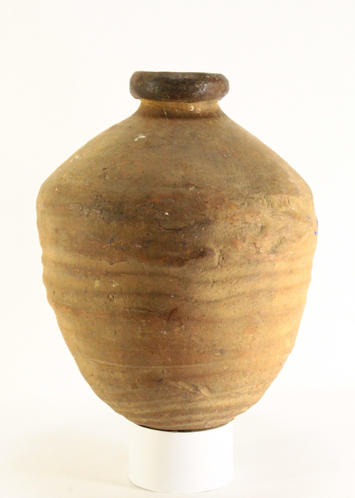 Antique 17th C. Spanish Colonial Redware Terracotta Jar, Mexico