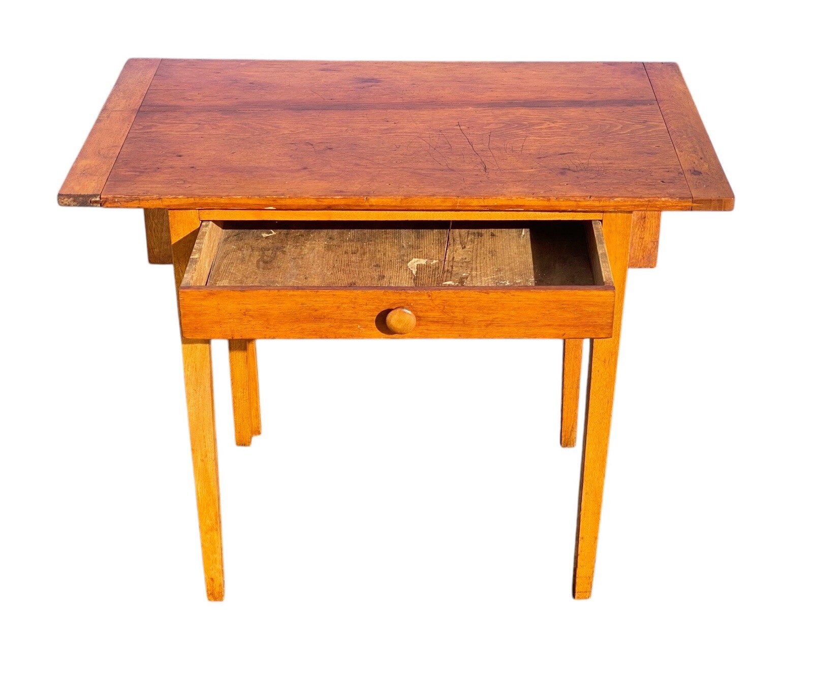 Antique Hepplewhite Drop Leaf Tavern Table / Bakers Table