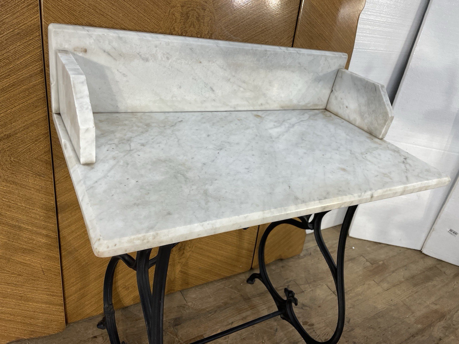Antique Marble Replacement Top 27 3/4″ x 15 1/4″ Rectangle from Washstand White