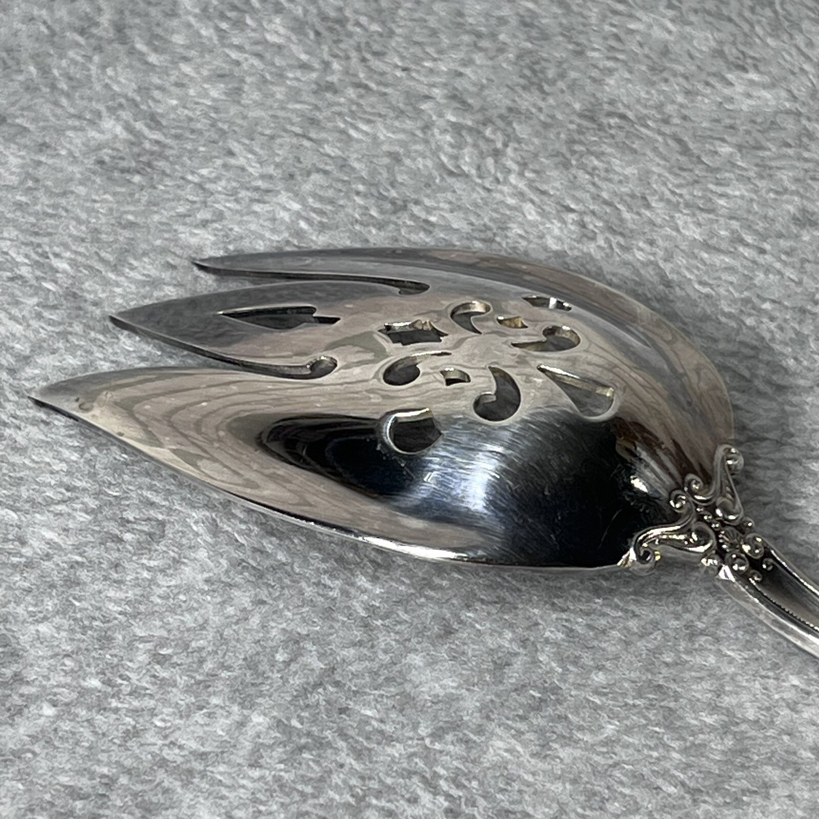 Gorham Serving Fork Silverplate Ornate Design 10.5″ Long Vintage
