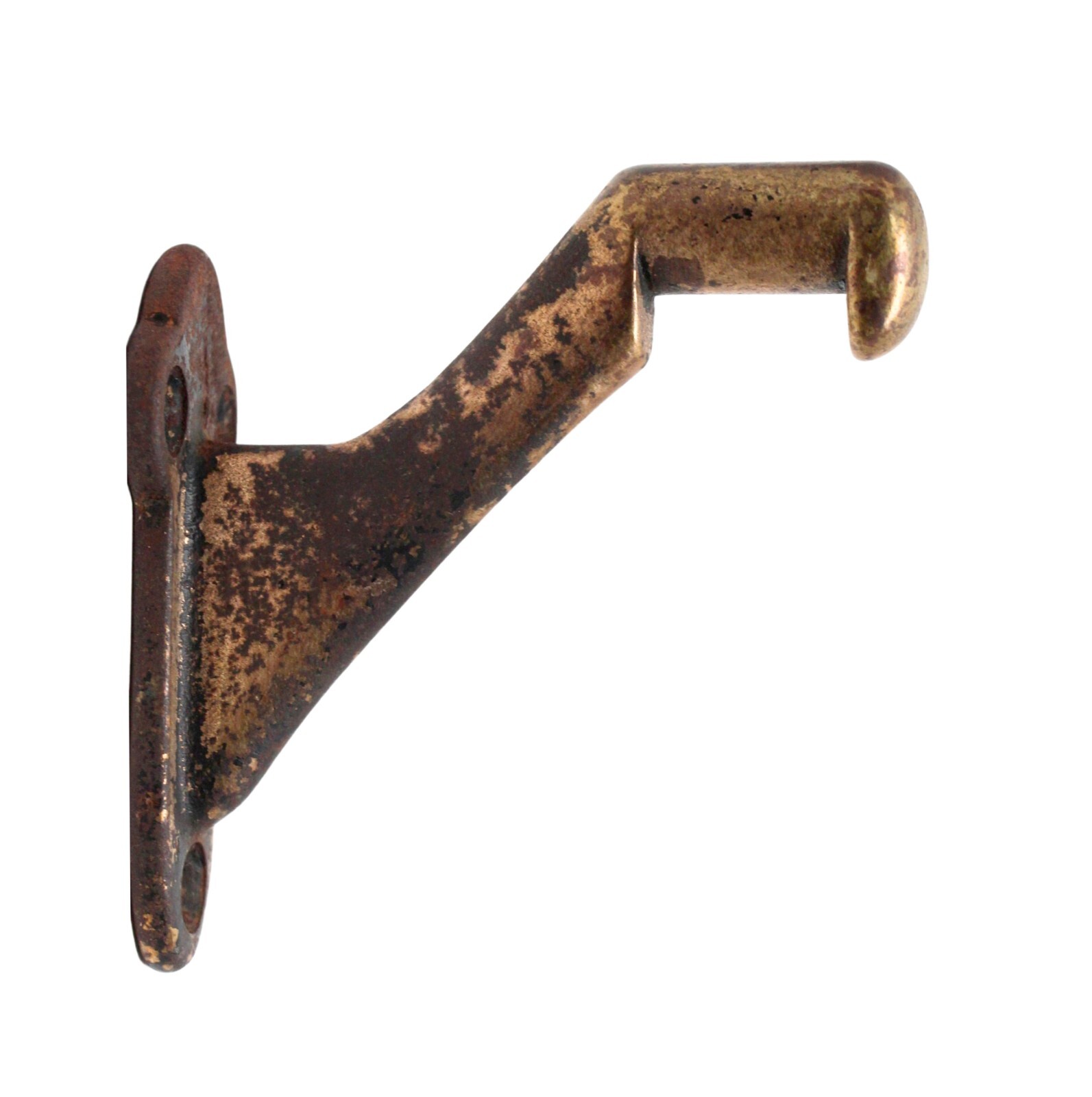 Antique Cast Iron or Steel Rail Bracket
