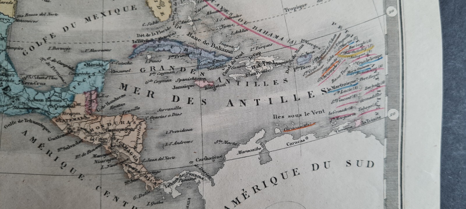 Antique (1862) French map – North America pre-Alaska purchase – Ansart