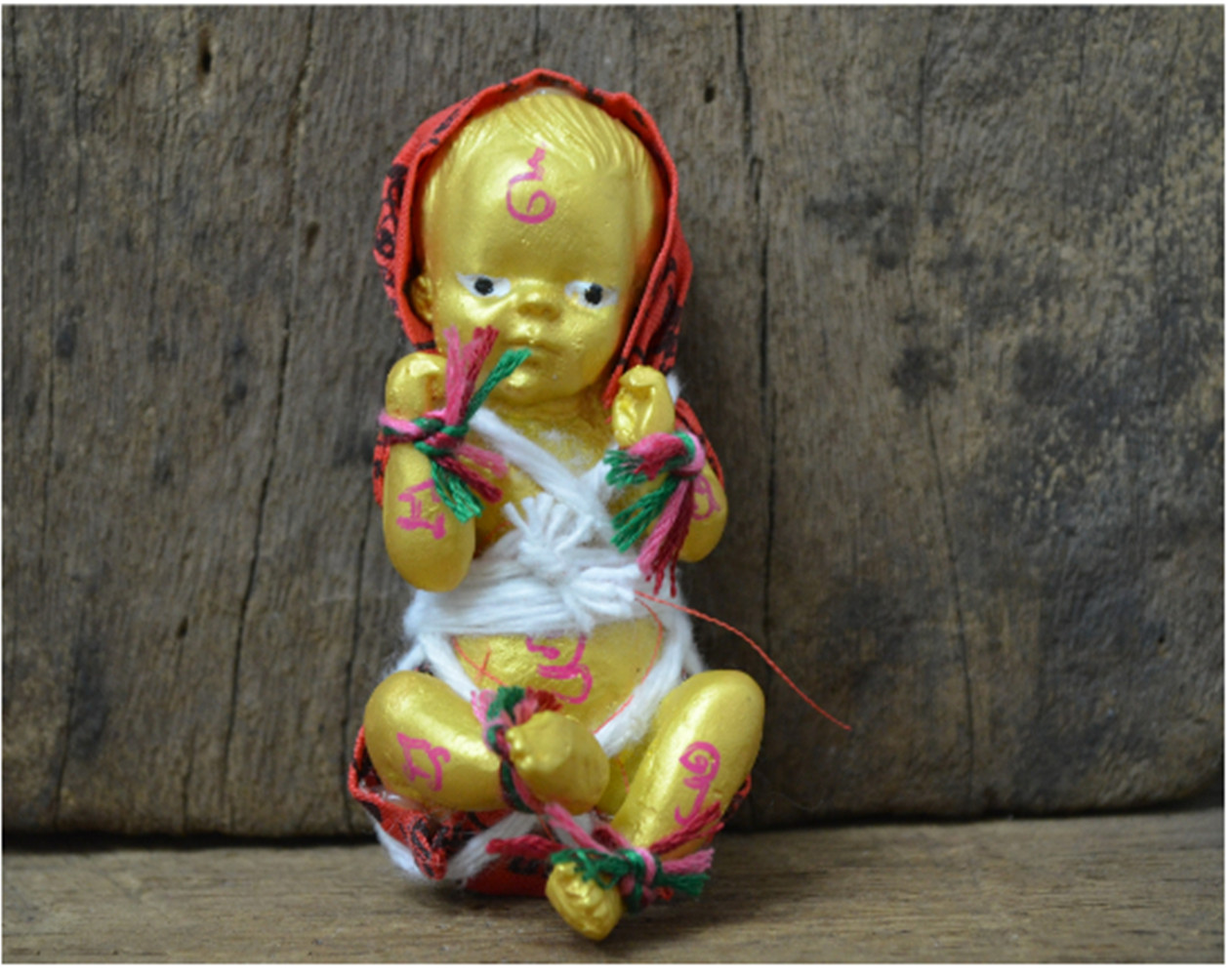 Prai Luk Krok Kruba Kham Peng Voodoo Doll Yantra Thai Amulet Attract Wealth