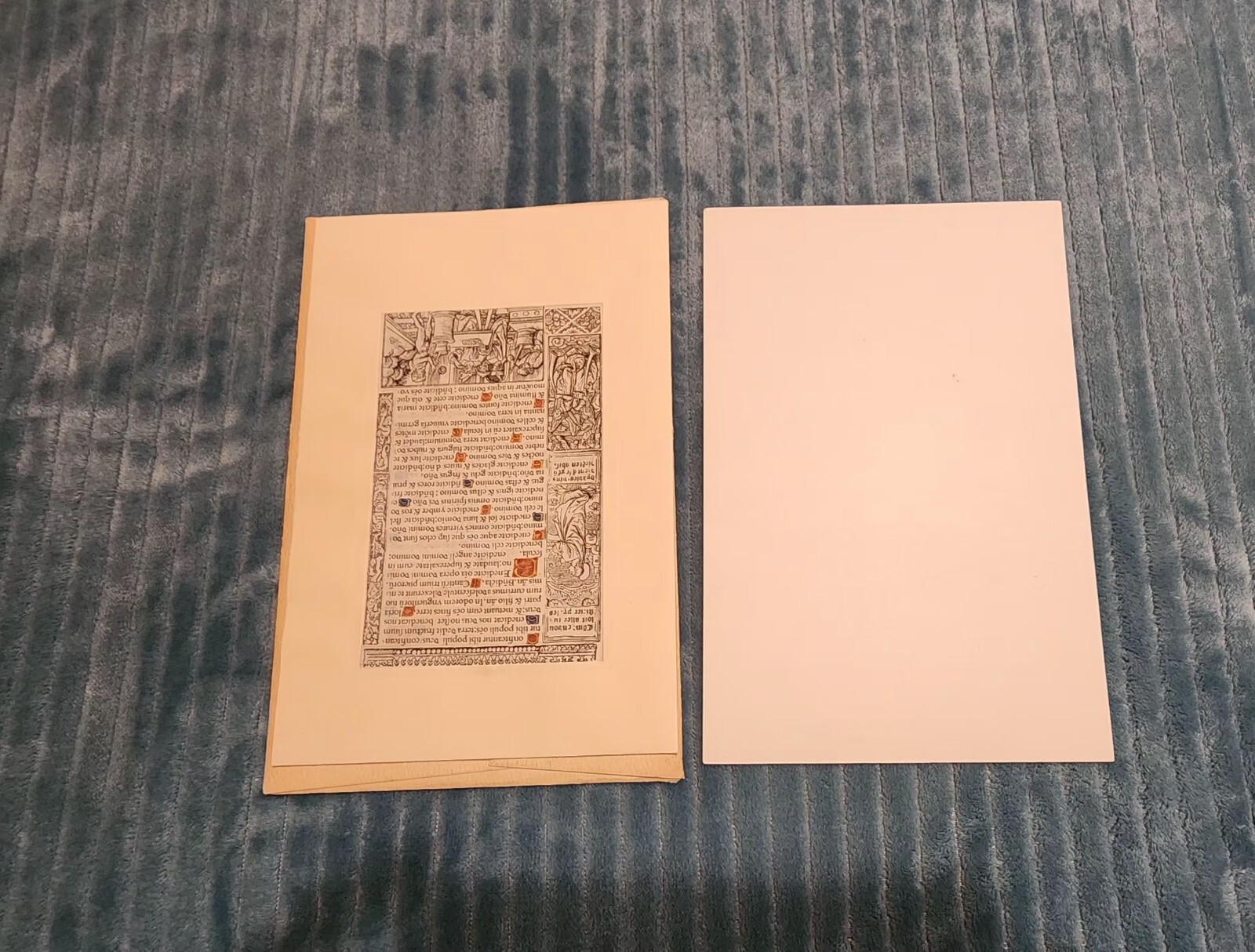 GERMAIN HARDOUYN Book of Hours Use of Rome Vellum Leaf c. 1520 in folder 12/1977
