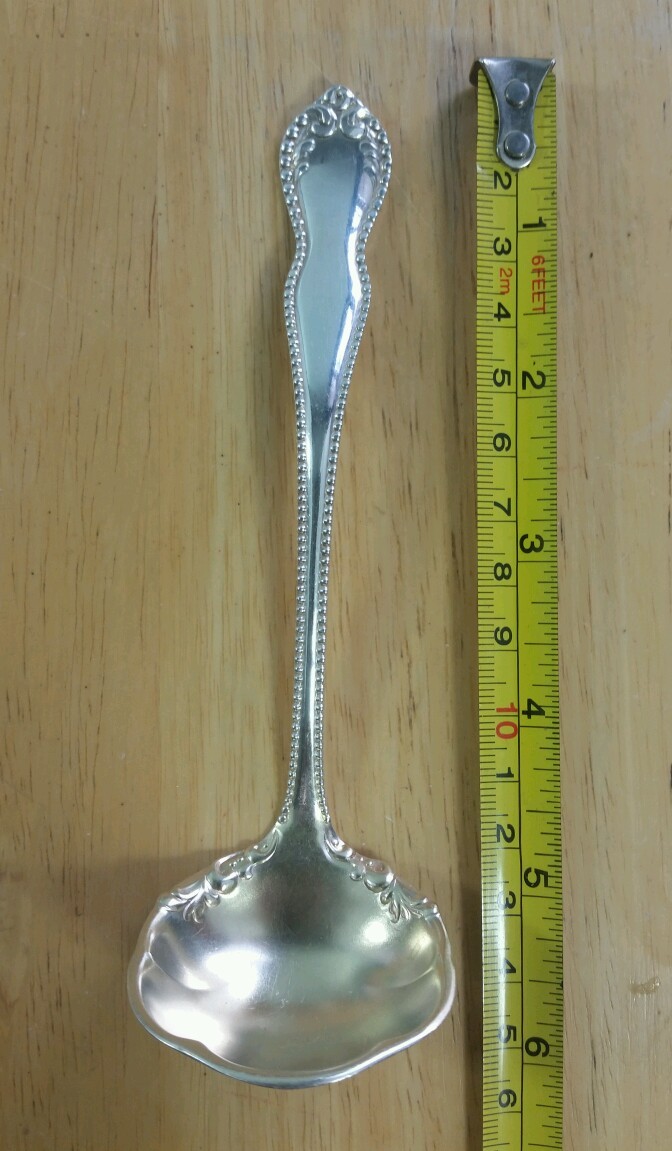 HOLMES & EDWARDS ANTIQUE c1898 PEARL 🦪 AKA FENWICK PTRN “5 5/8” CREAM LADLE