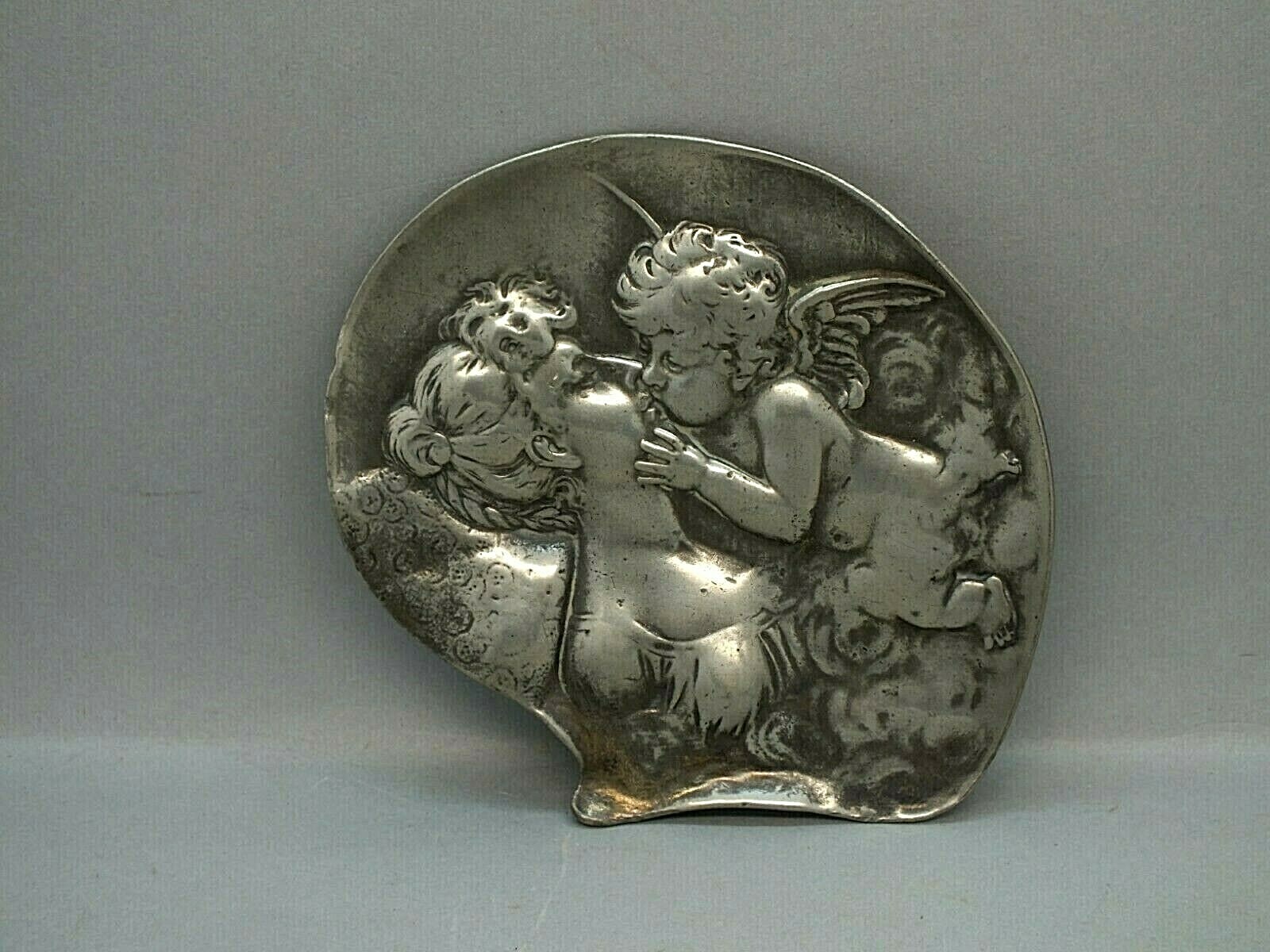 Edwardian Art Nouveau Jewel Tray ‘Cupid Kissing Psyche’ WMF Pattern 224 C1906