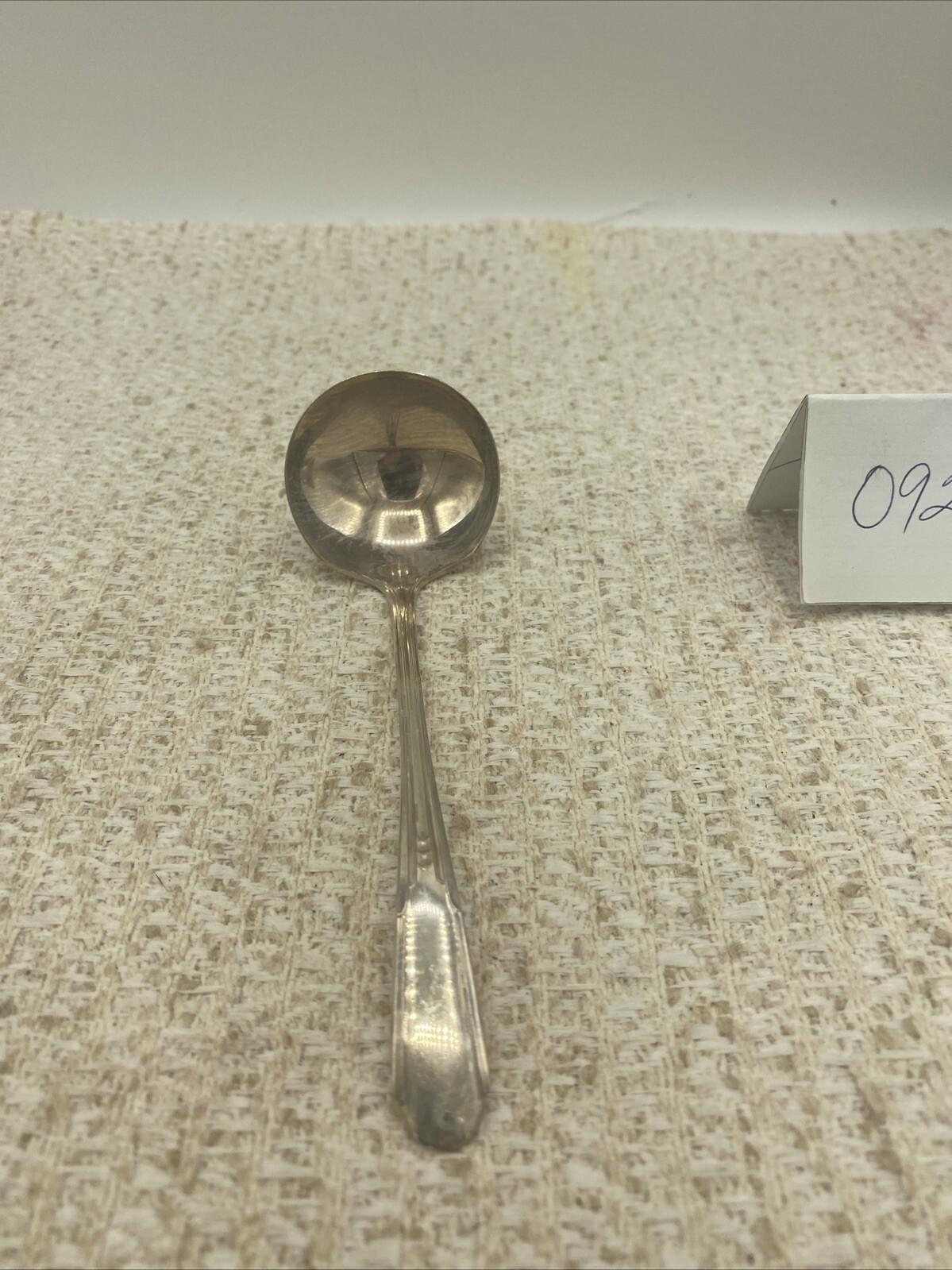 Fairfield SILVER-PLATE SERVING SPOON gravy ladel 5.5”