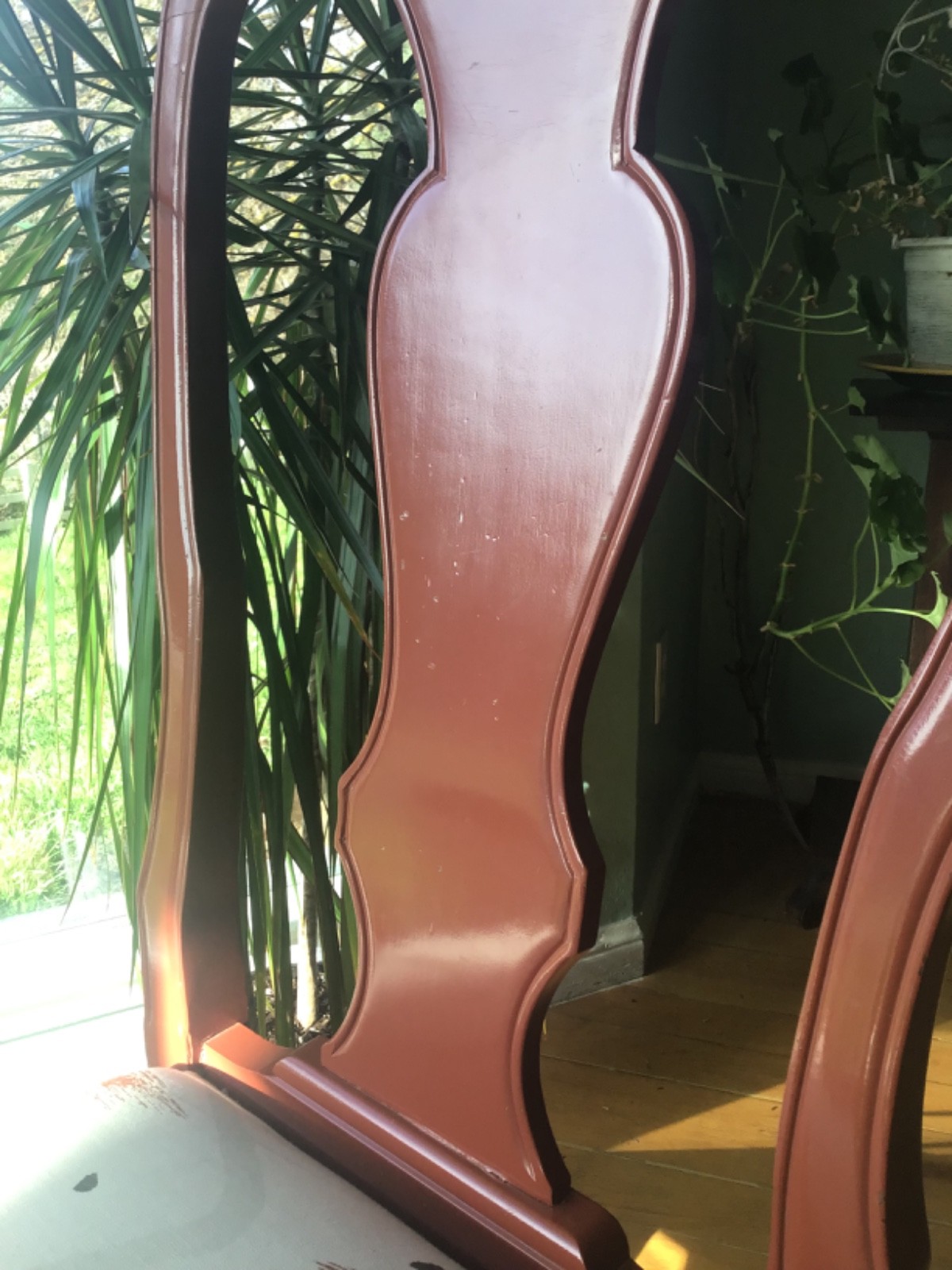 🇮🇹 4 Dining Chairs, “Florentia” QUEEN ANNE STYLE, VTG, Made in Italy 🇮🇹
