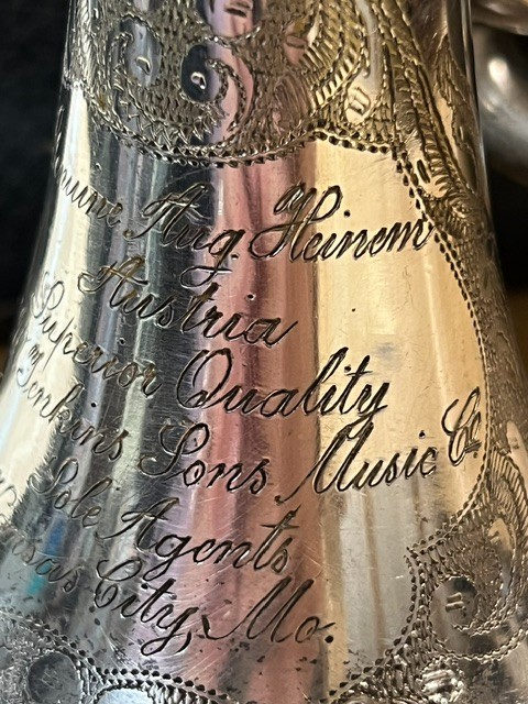 1890 Austrian “Superior Quality” Cornet by Aug. Heinen – JW Jenkins Sons Import