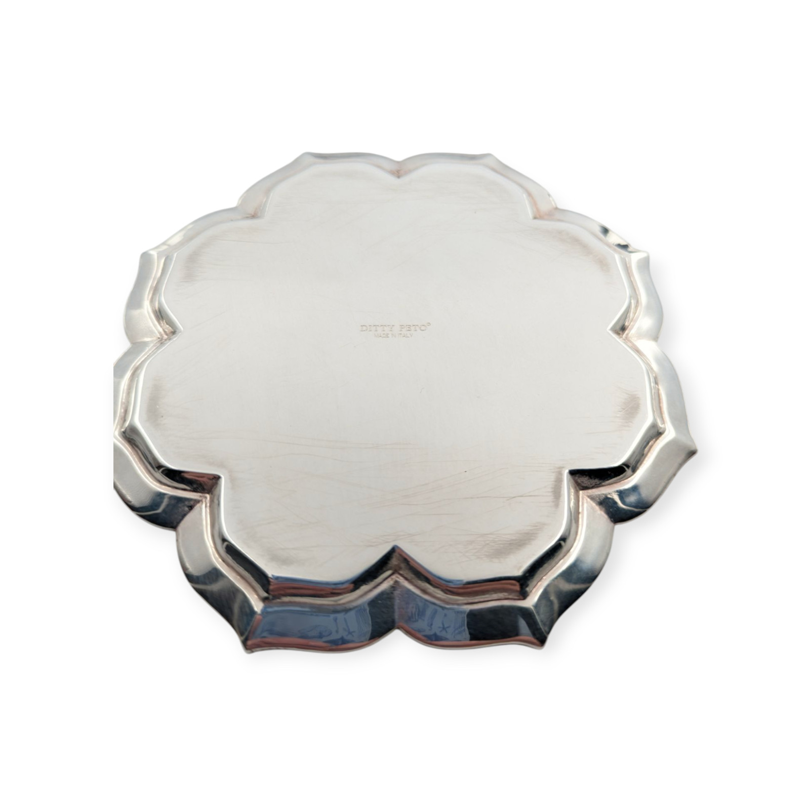 3 Sterling Silver Coasters by Ditty Peto Judith Leiber Italy 5 oz Total Weight