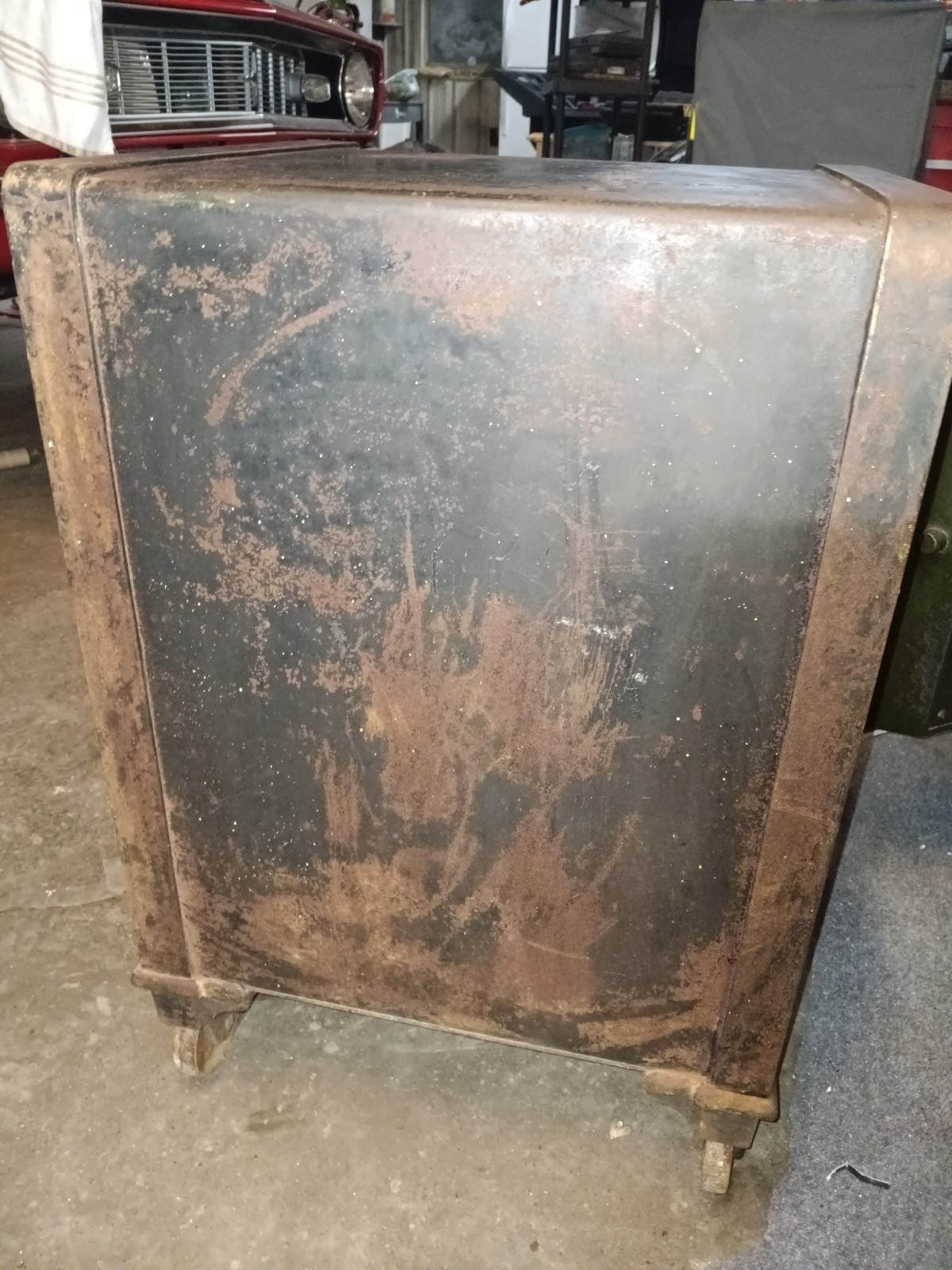 Antique J Baum Safe & Lock Co Cincinnati Safe Late 1800’s – Early 1900s Heavy