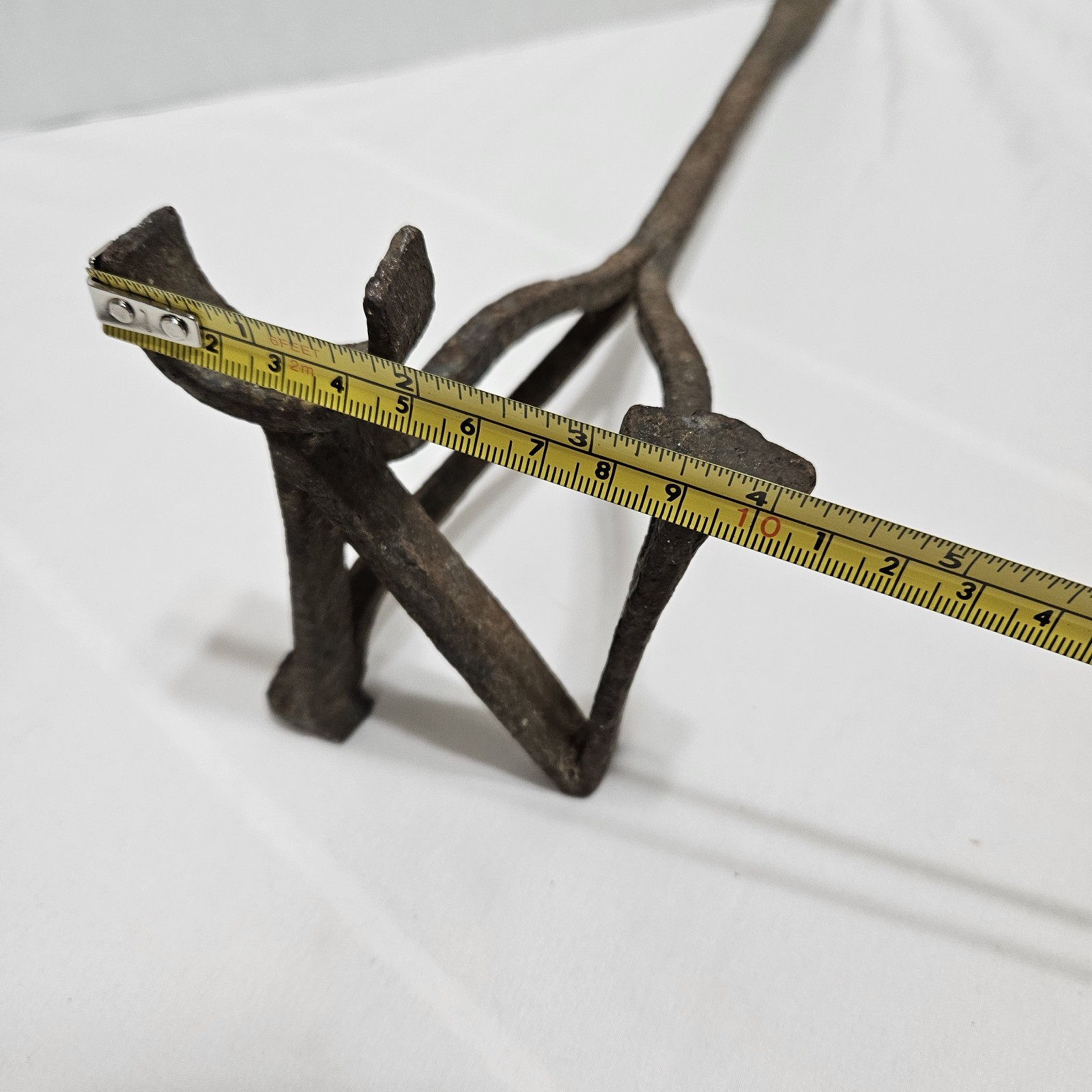 Antique Hand Forged Blacksmith Cattle Rancher Branding Iron Letter N